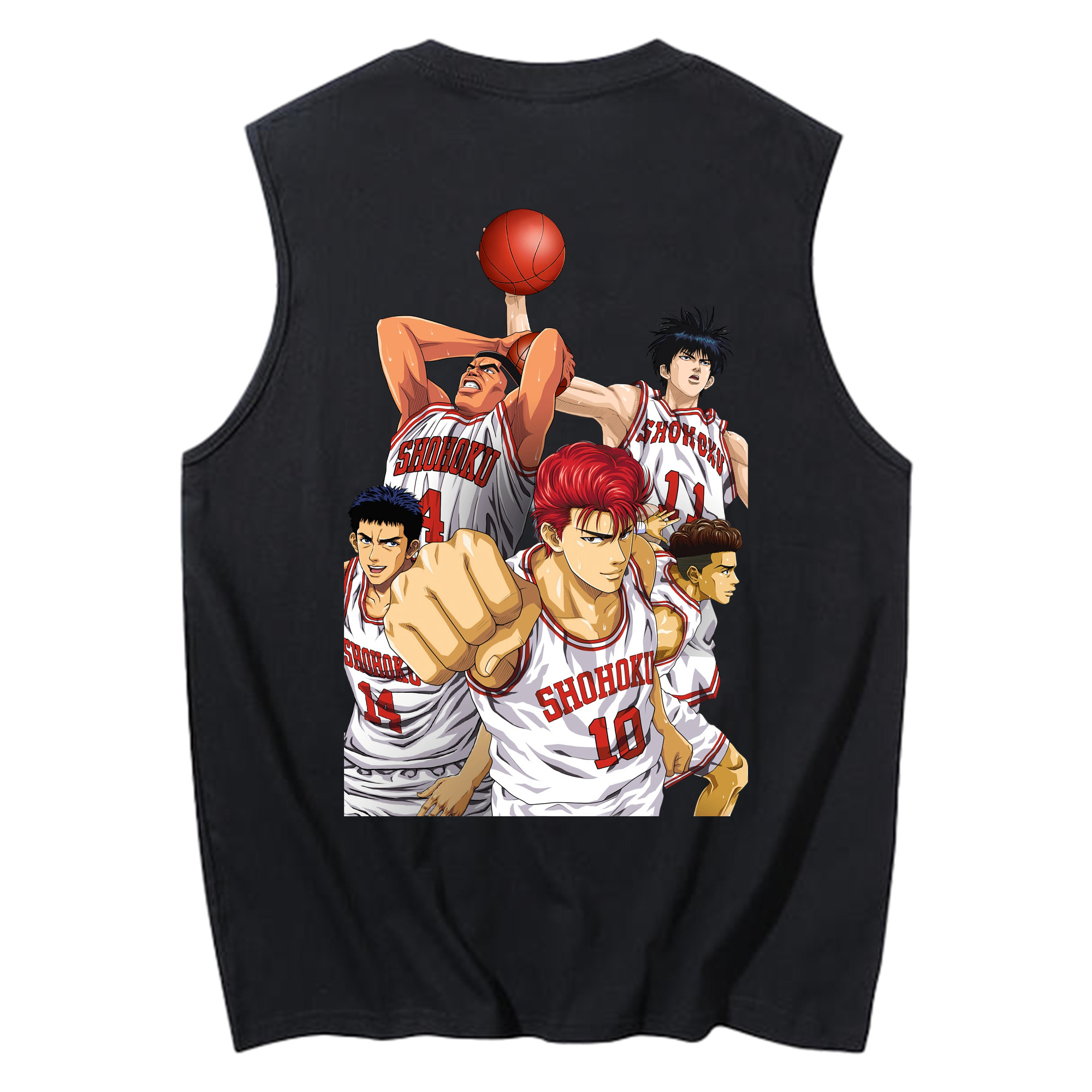 （画像用） SLAM DUNK／スラムダンク コットン100％タンクトップ（背面プリント）
