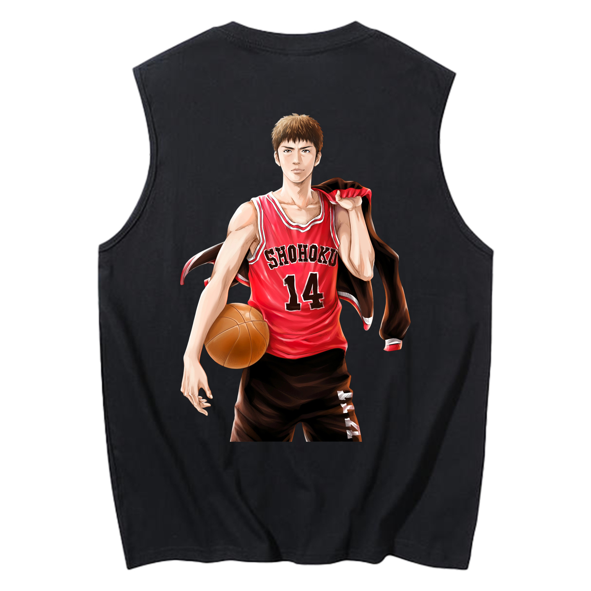 （画像用） SLAM DUNK／スラムダンク コットン100％タンクトップ（背面プリント）