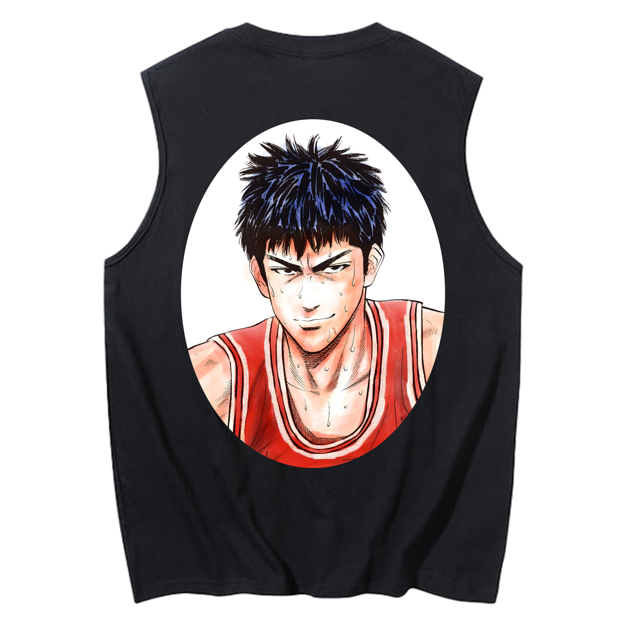 （画像用） SLAM DUNK／スラムダンク コットン100％タンクトップ（背面プリント）