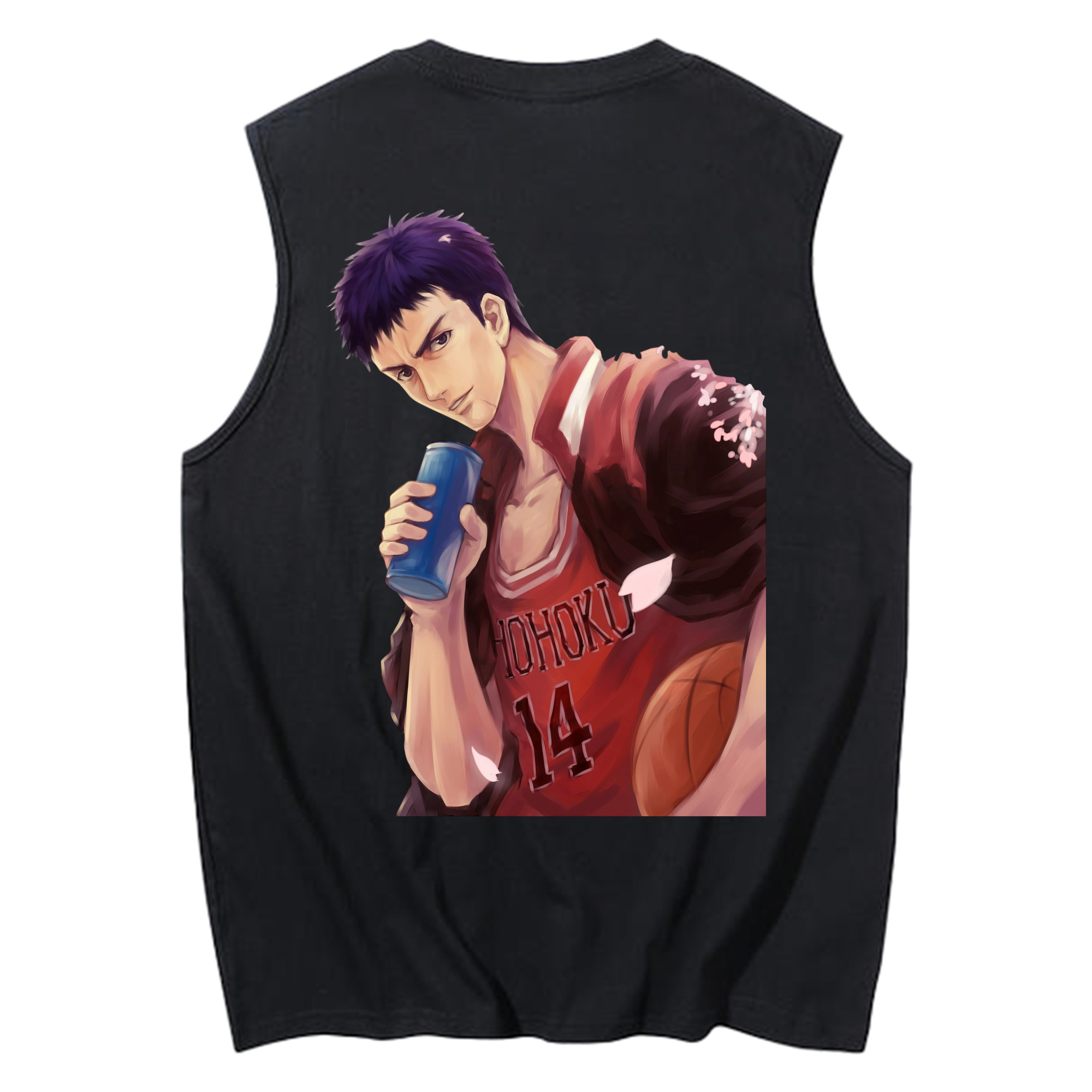 （画像用） SLAM DUNK／スラムダンク コットン100％タンクトップ（背面プリント）
