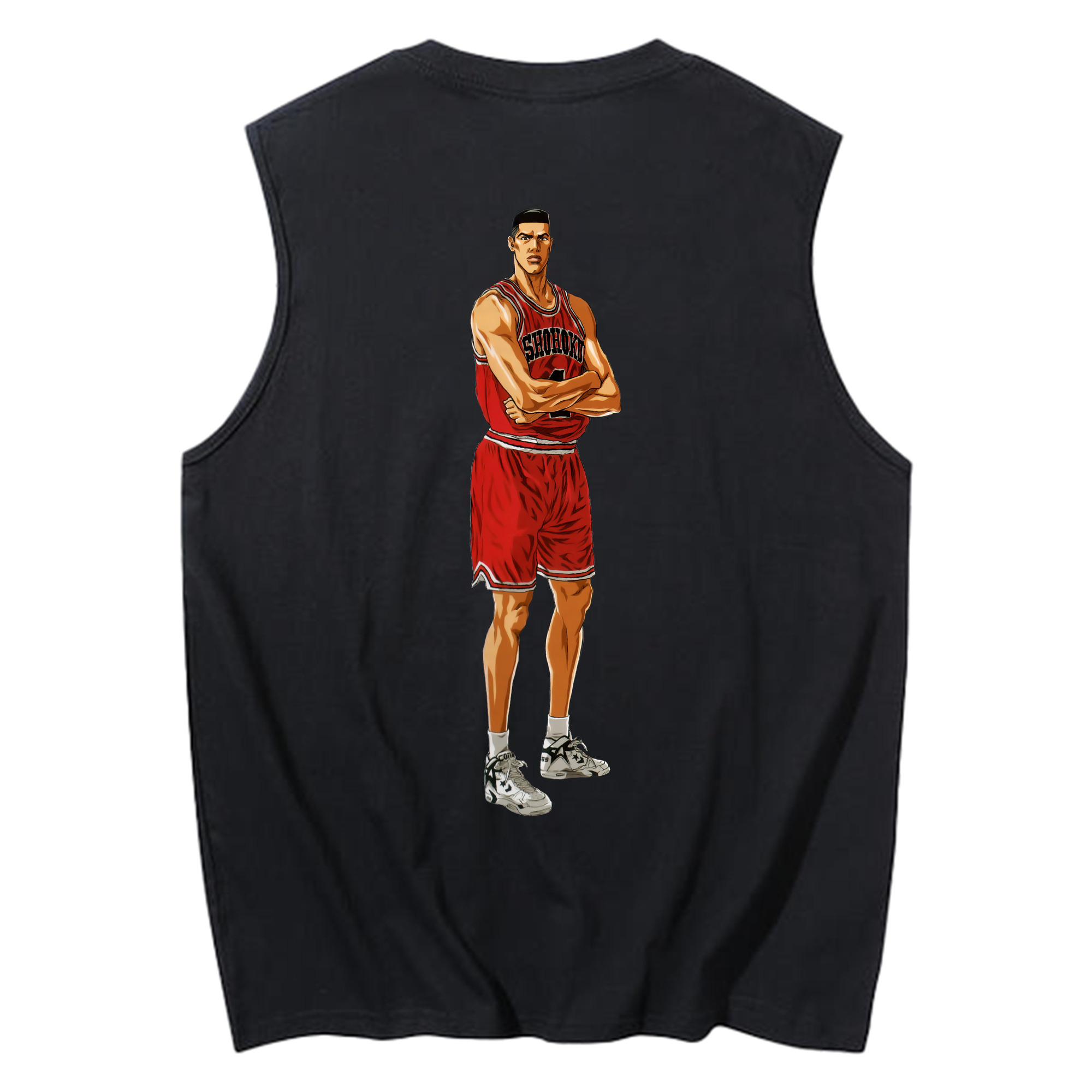 （画像用） SLAM DUNK／スラムダンク コットン100％タンクトップ（背面プリント）