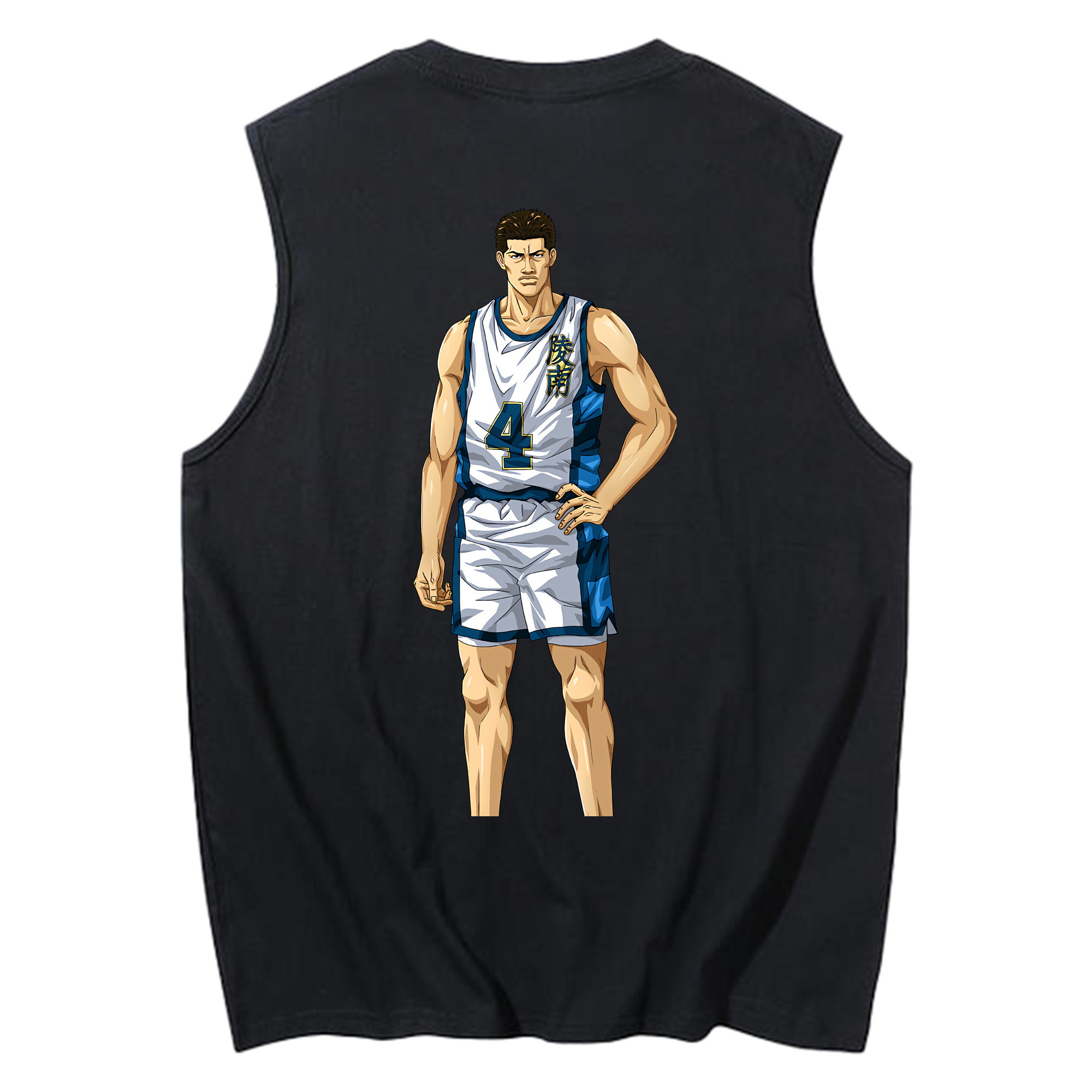 （画像用） SLAM DUNK／スラムダンク コットン100％タンクトップ（背面プリント）