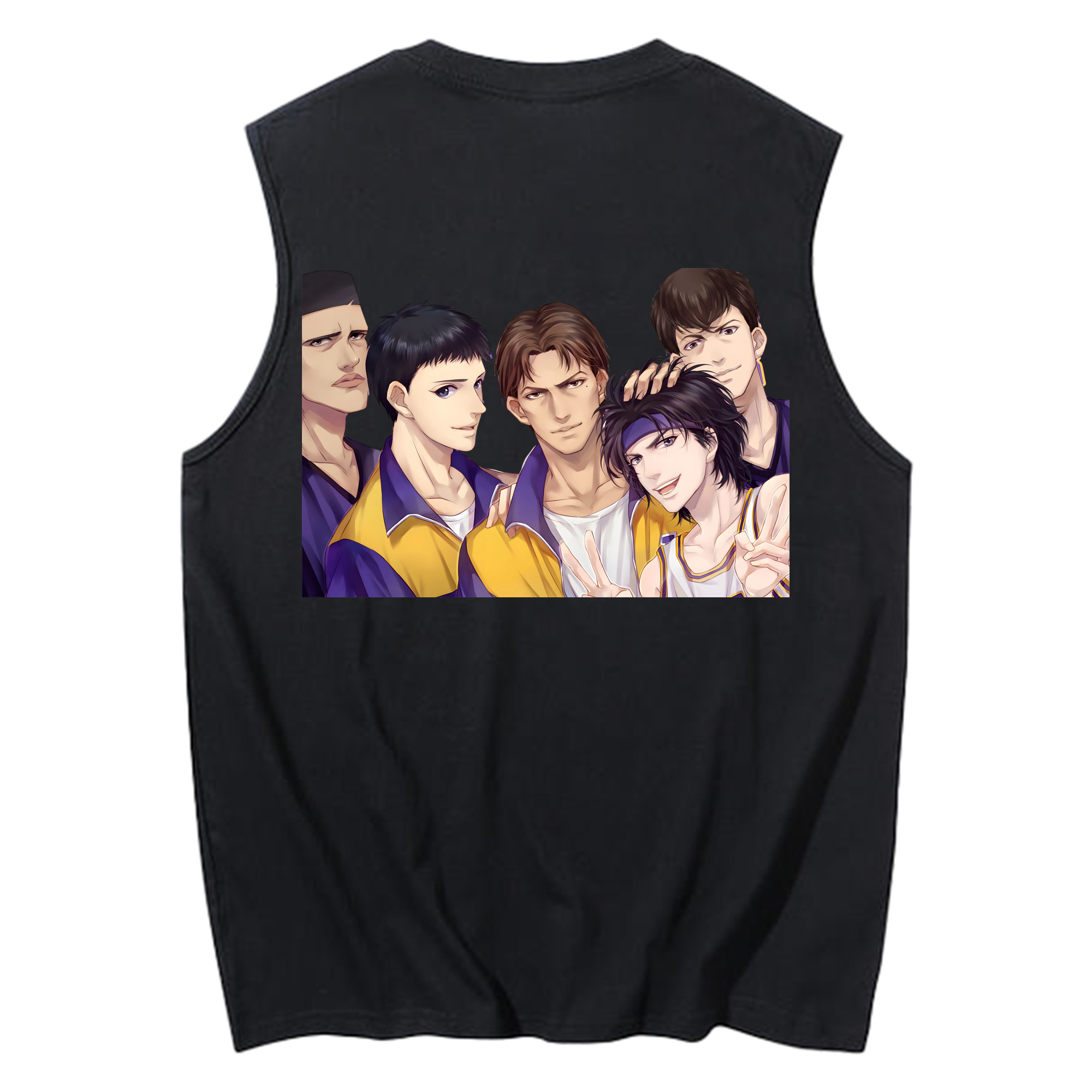 （画像用） SLAM DUNK／スラムダンク コットン100％タンクトップ（背面プリント）