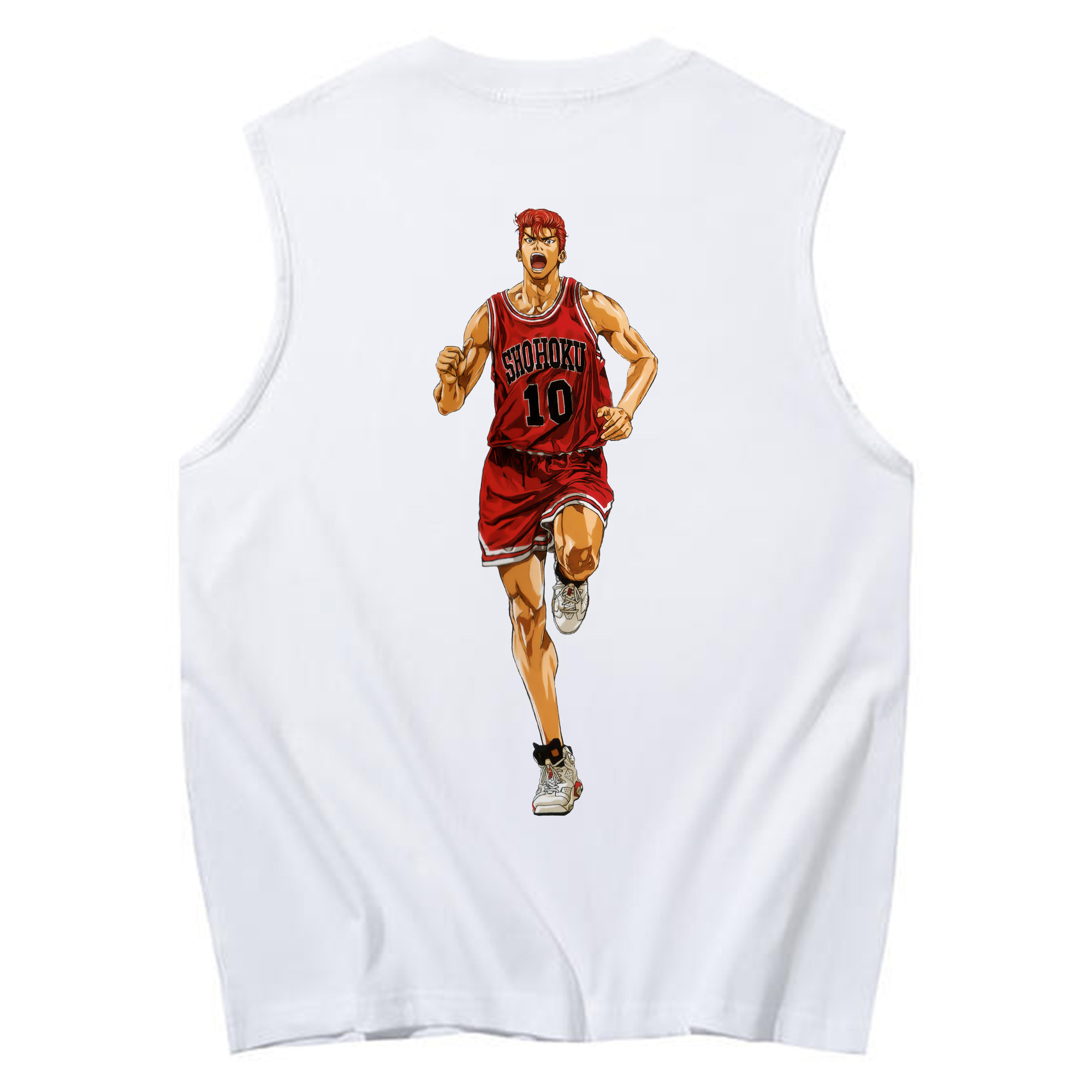 （画像用） SLAM DUNK／スラムダンク コットン100％タンクトップ（背面プリント）