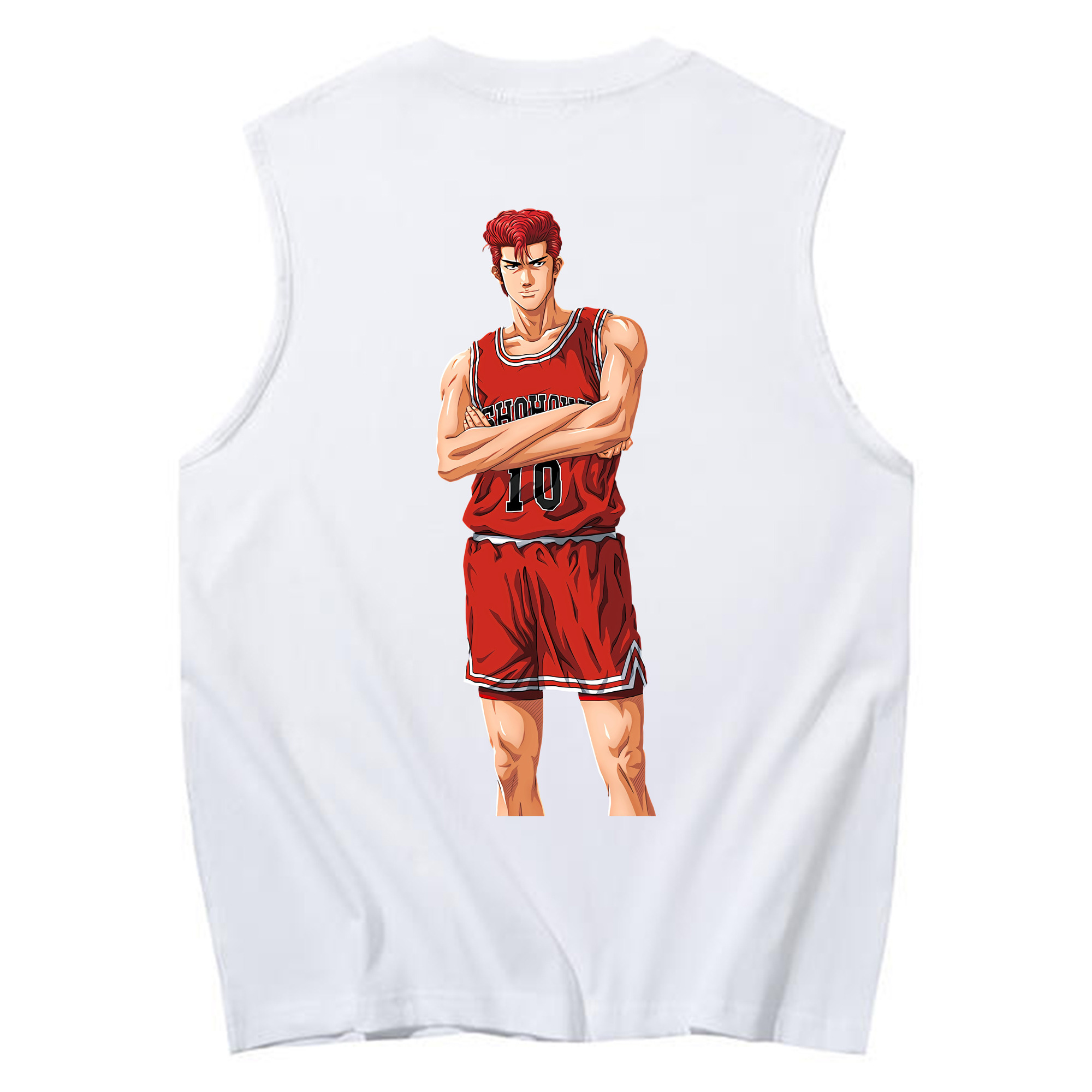 （画像用） SLAM DUNK／スラムダンク コットン100％タンクトップ（背面プリント）