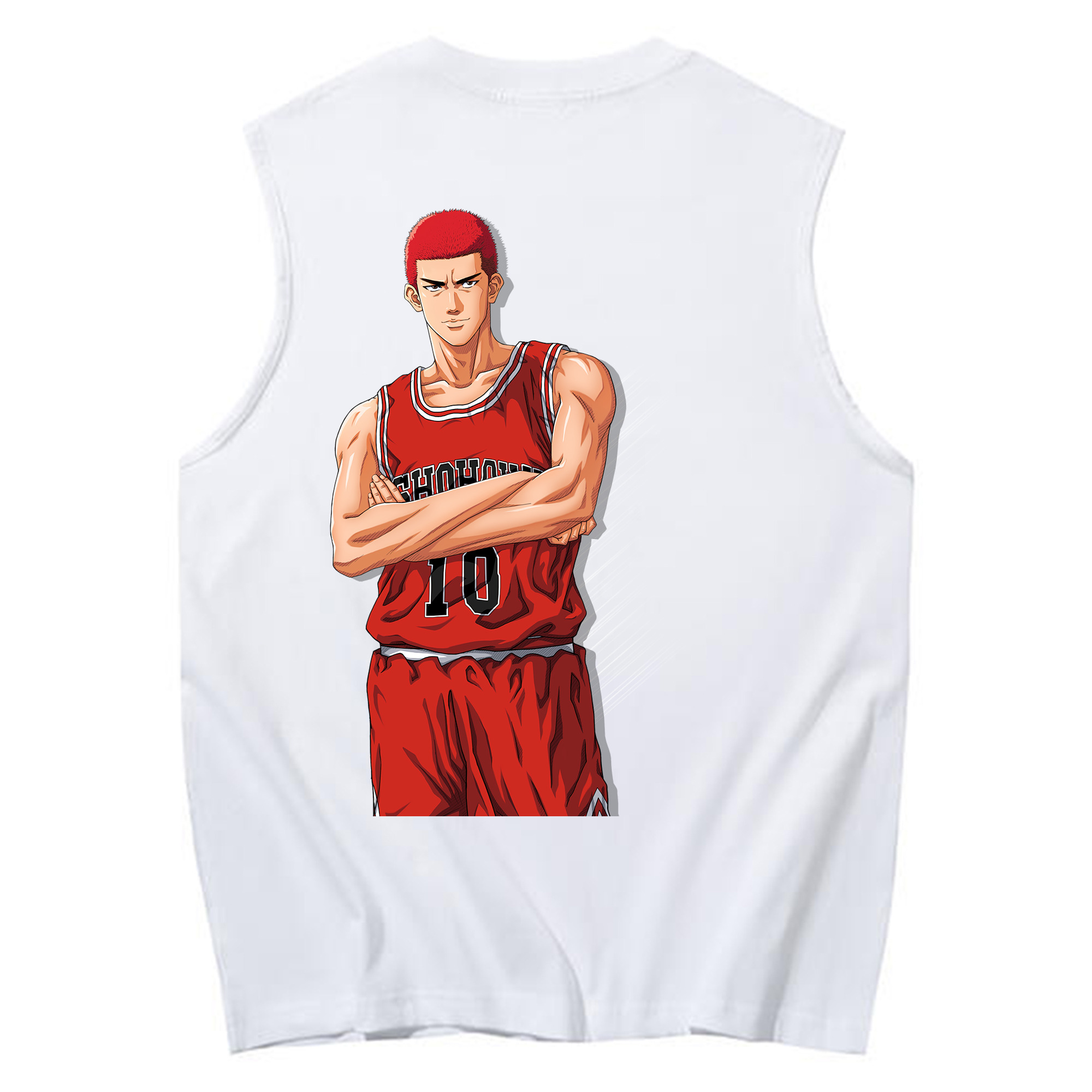 （画像用） SLAM DUNK／スラムダンク コットン100％タンクトップ（背面プリント）