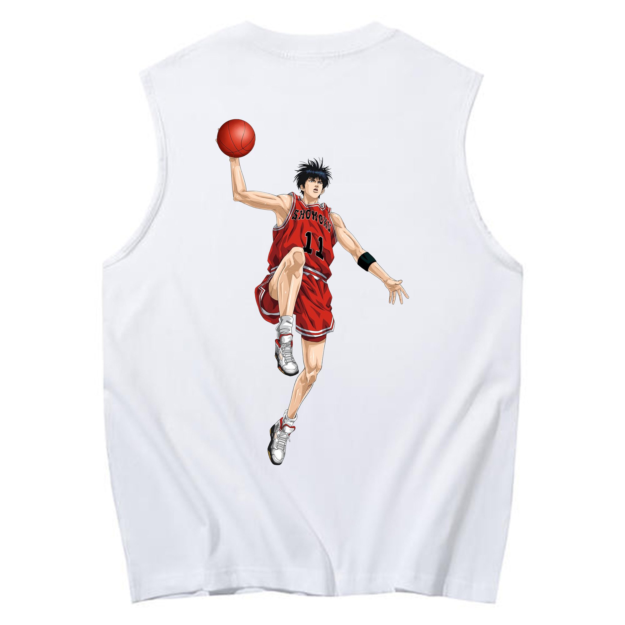 （画像用） SLAM DUNK／スラムダンク コットン100％タンクトップ（背面プリント）