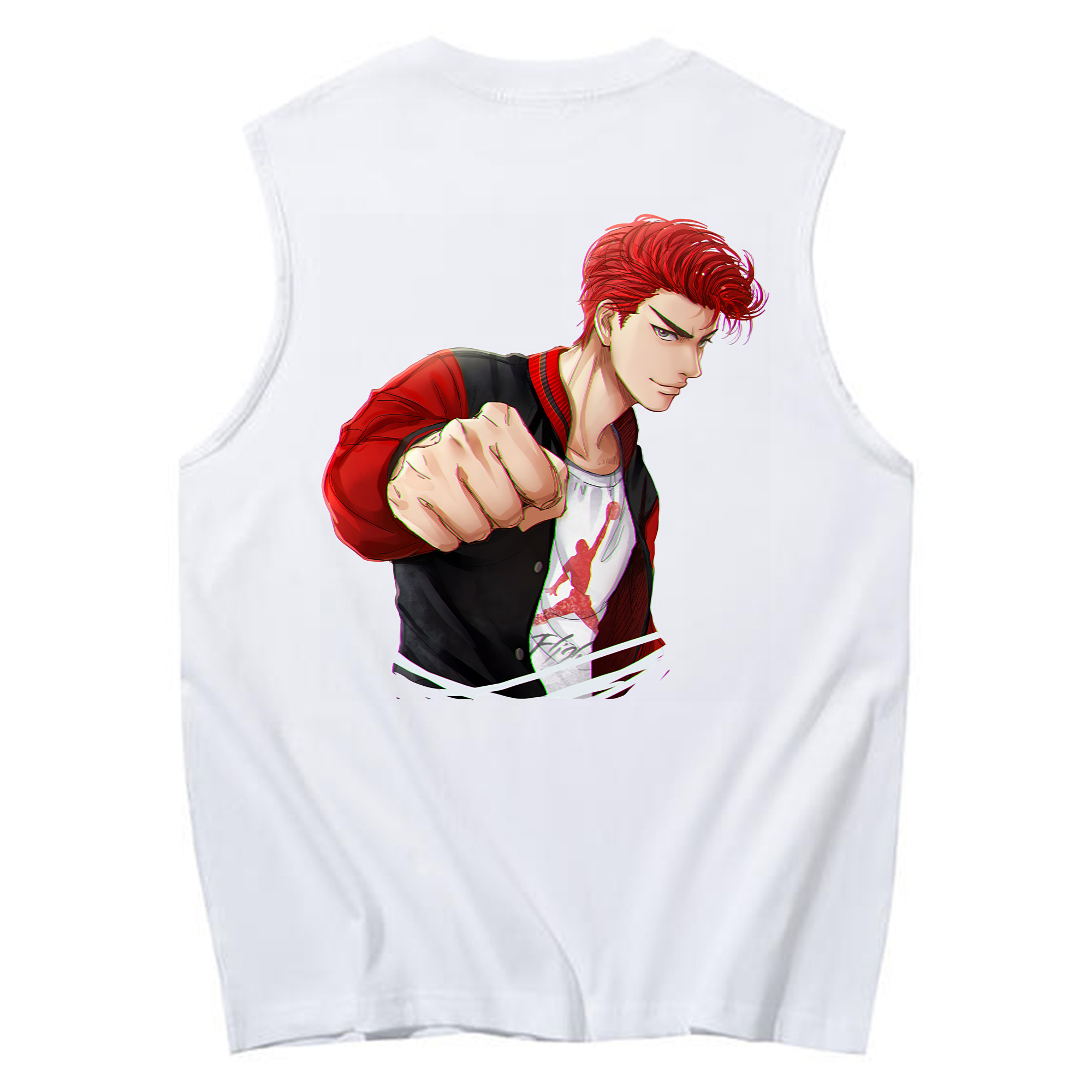 （画像用） SLAM DUNK／スラムダンク コットン100％タンクトップ（背面プリント）