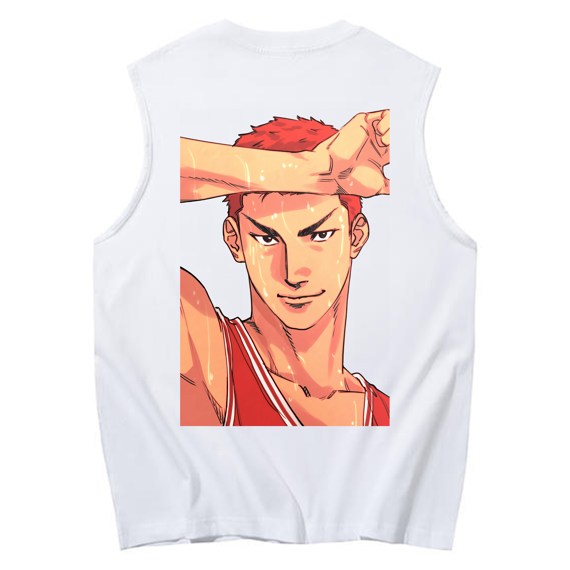 （画像用） SLAM DUNK／スラムダンク コットン100％タンクトップ（背面プリント）