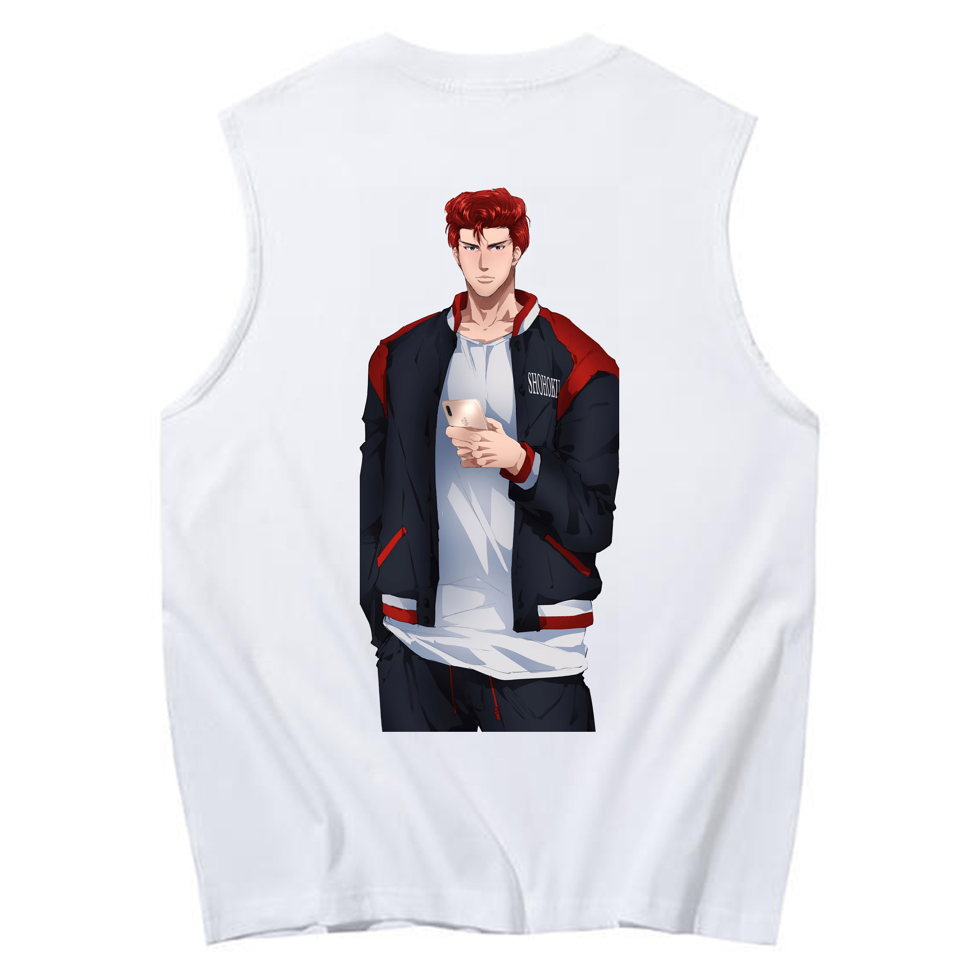 （画像用） SLAM DUNK／スラムダンク コットン100％タンクトップ（背面プリント）