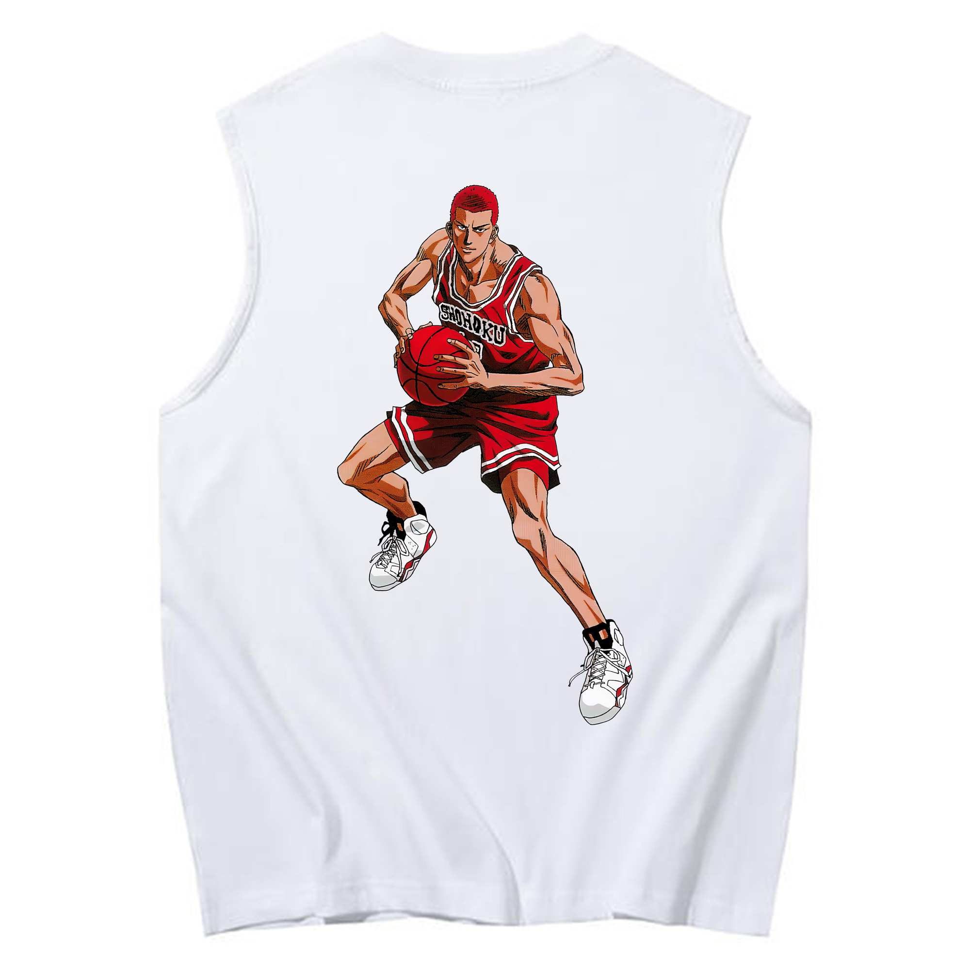 （画像用） SLAM DUNK／スラムダンク コットン100％タンクトップ（背面プリント）