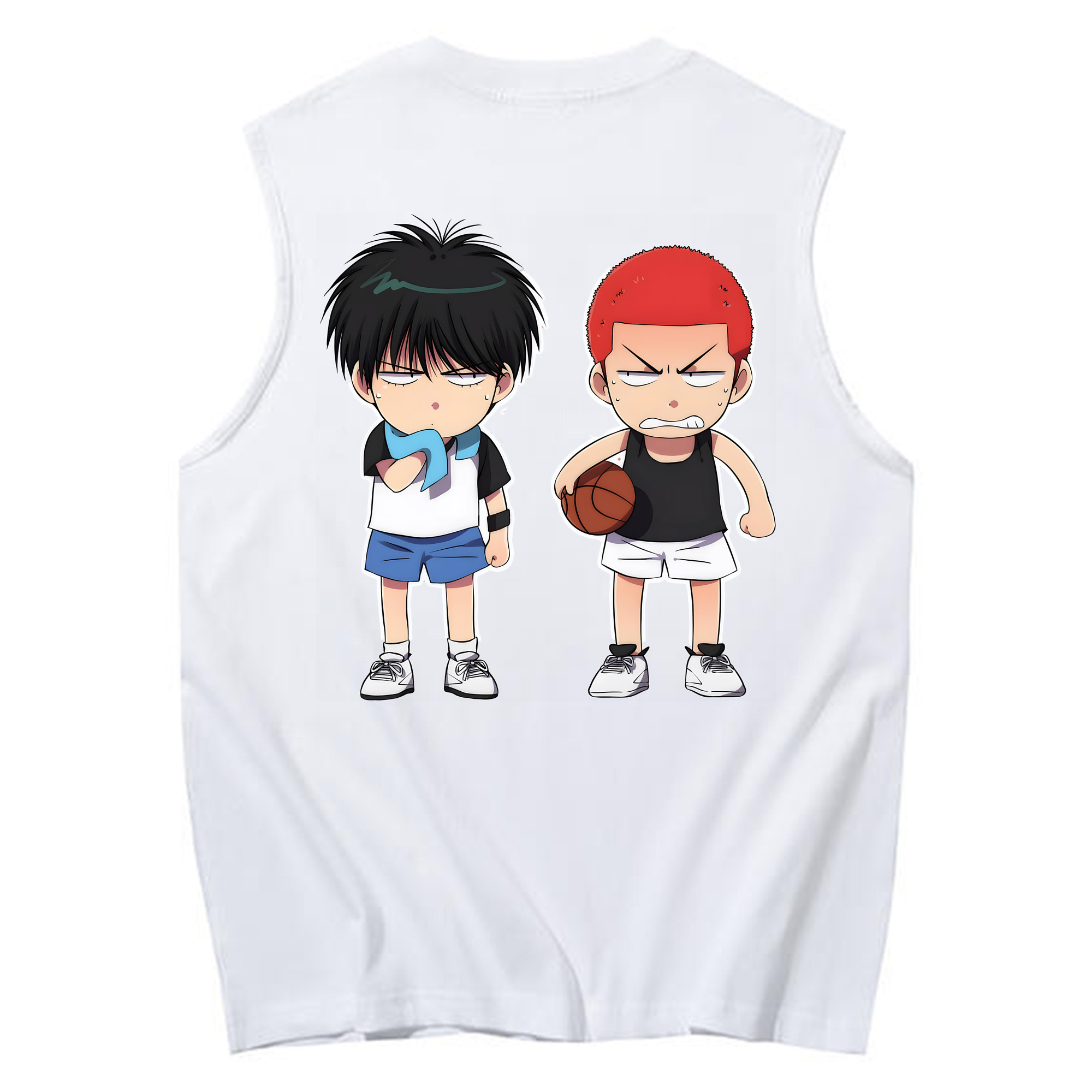 （画像用） SLAM DUNK／スラムダンク コットン100％タンクトップ（背面プリント）