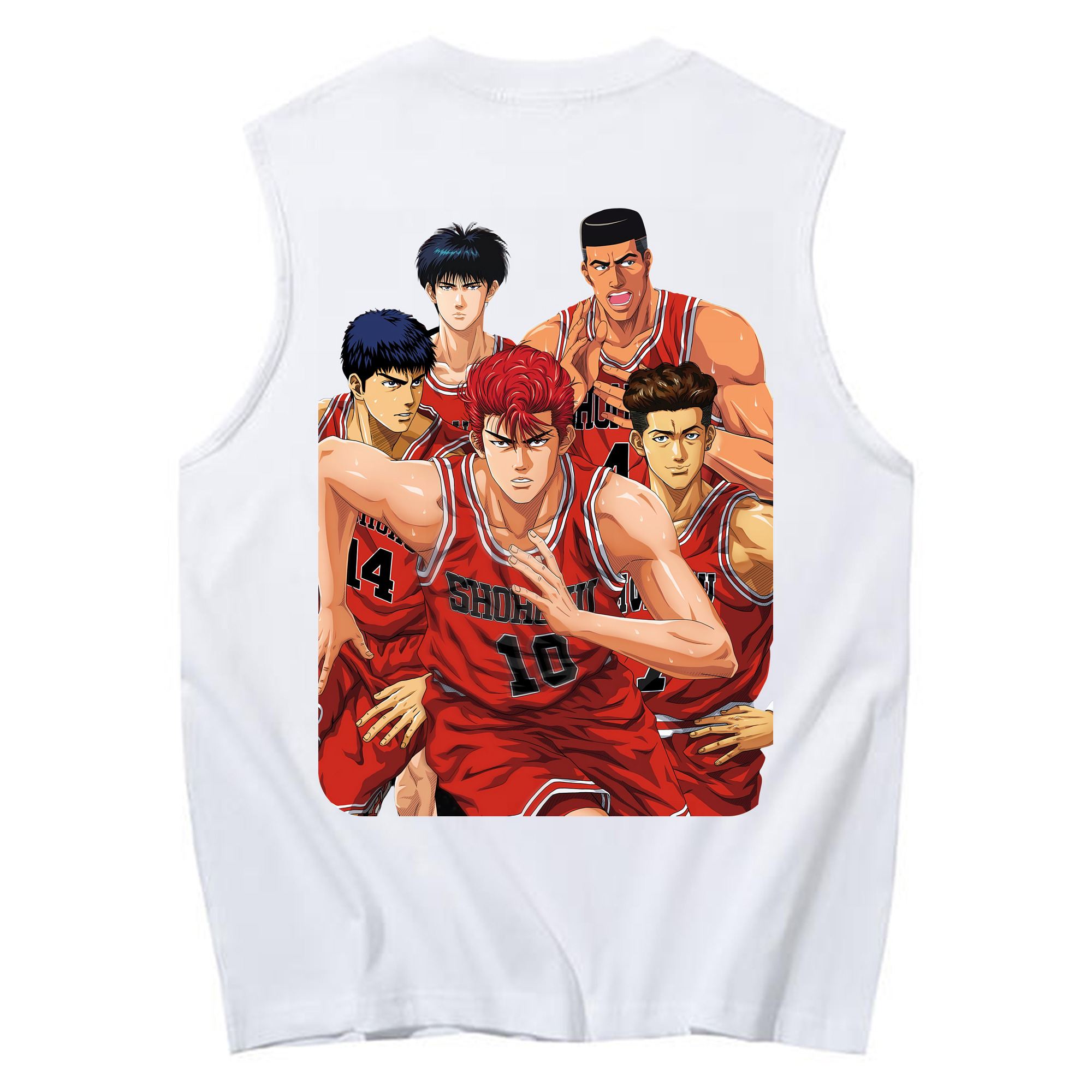 （画像用） SLAM DUNK／スラムダンク コットン100％タンクトップ（背面プリント）