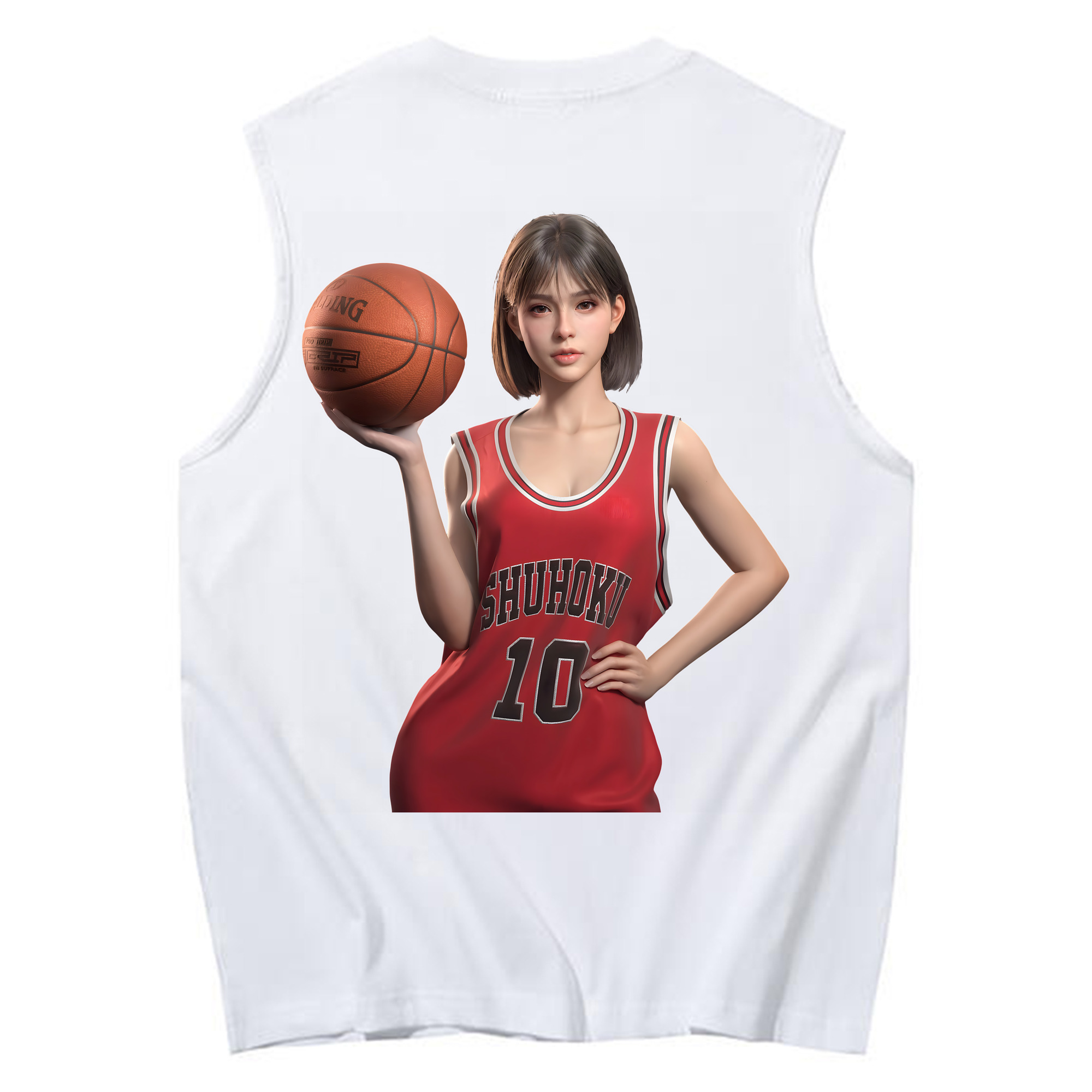 （画像用） SLAM DUNK／スラムダンク コットン100％タンクトップ（背面プリント）