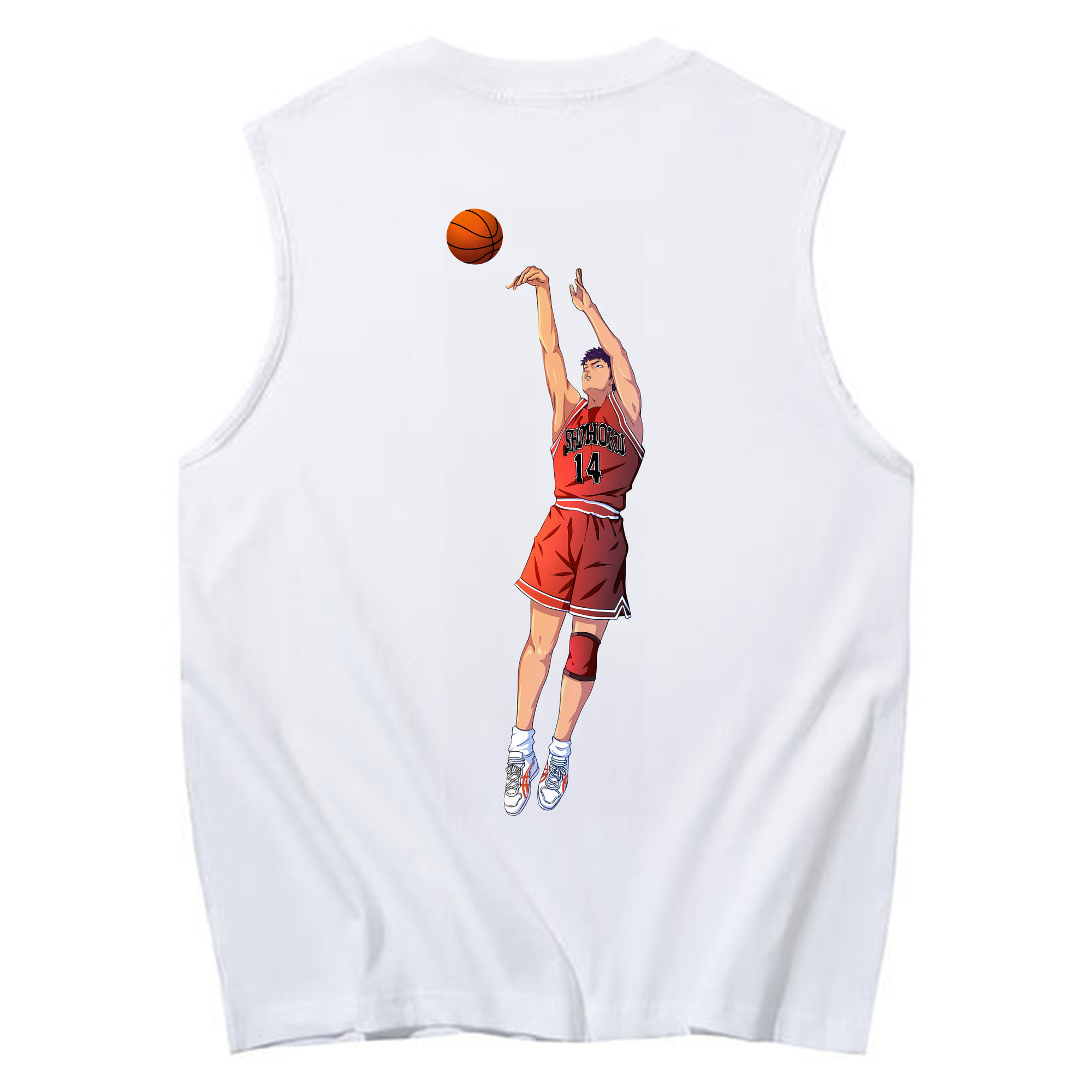 （画像用） SLAM DUNK／スラムダンク コットン100％タンクトップ（背面プリント）