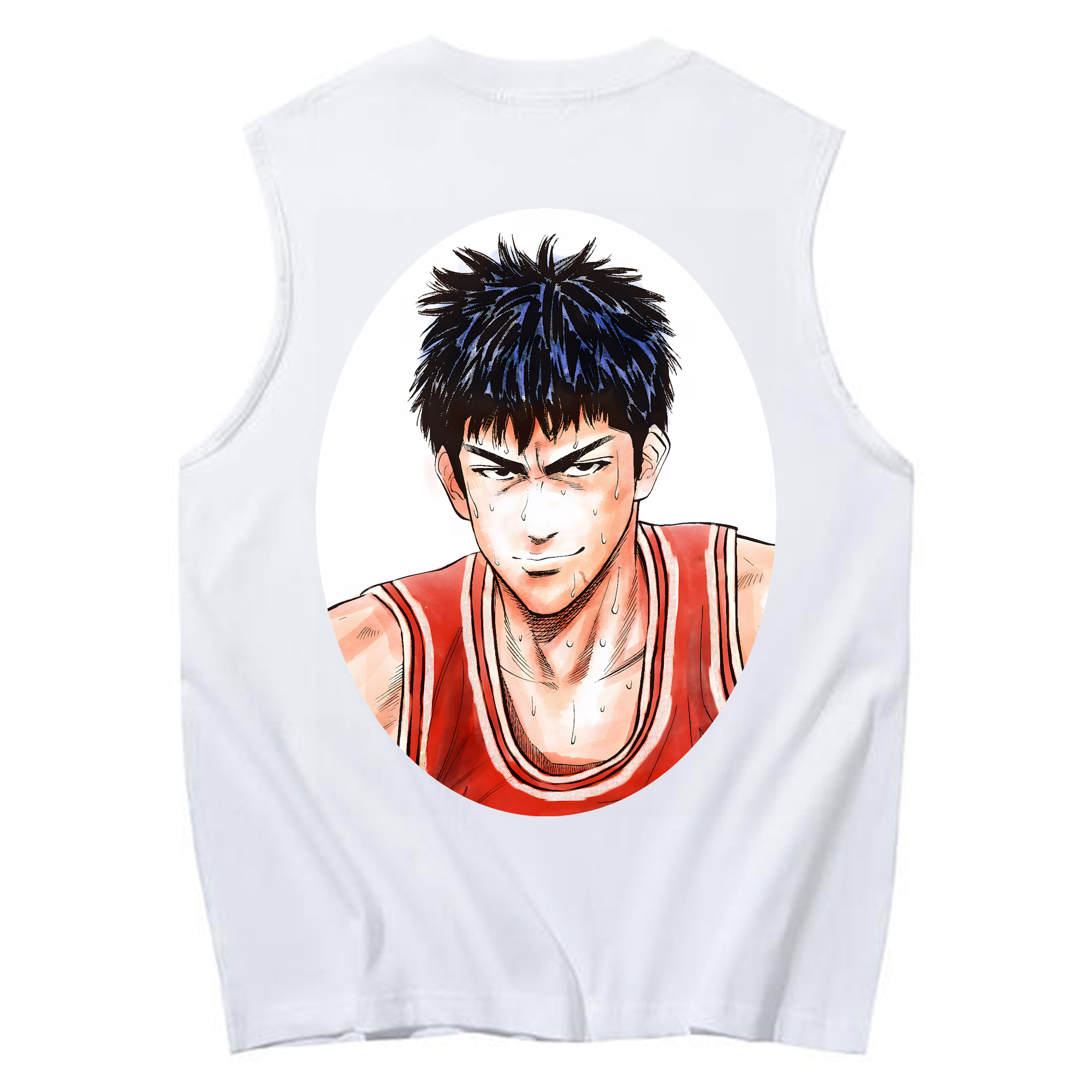 （画像用） SLAM DUNK／スラムダンク コットン100％タンクトップ（背面プリント）