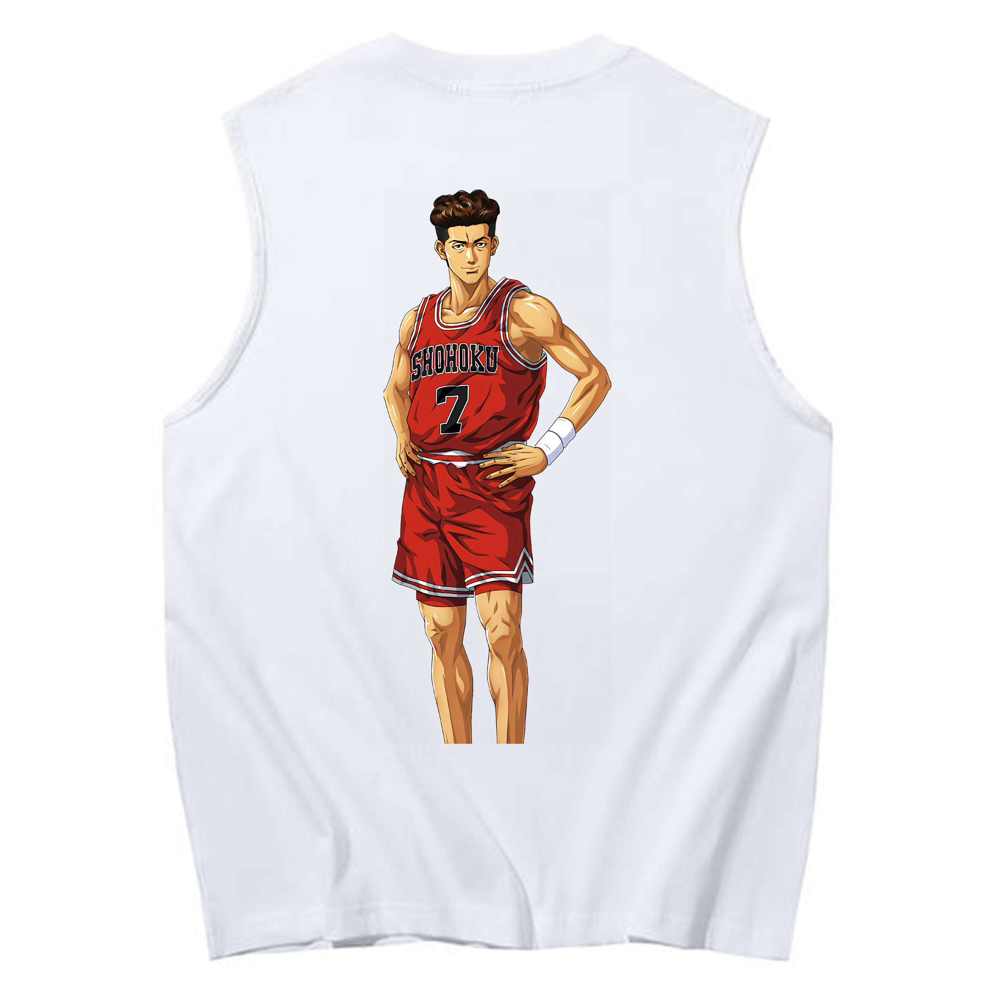 （画像用） SLAM DUNK／スラムダンク コットン100％タンクトップ（背面プリント）