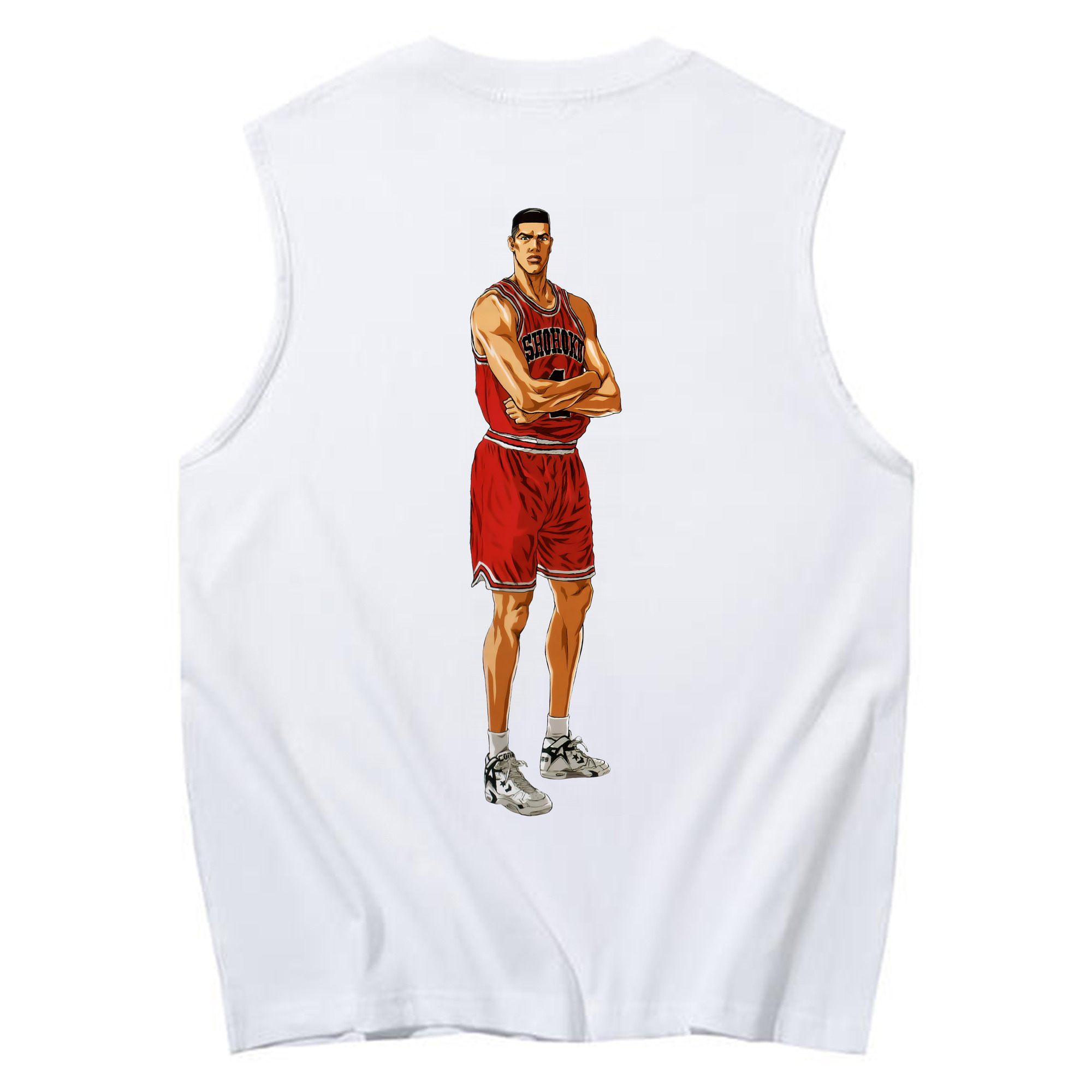 （画像用） SLAM DUNK／スラムダンク コットン100％タンクトップ（背面プリント）