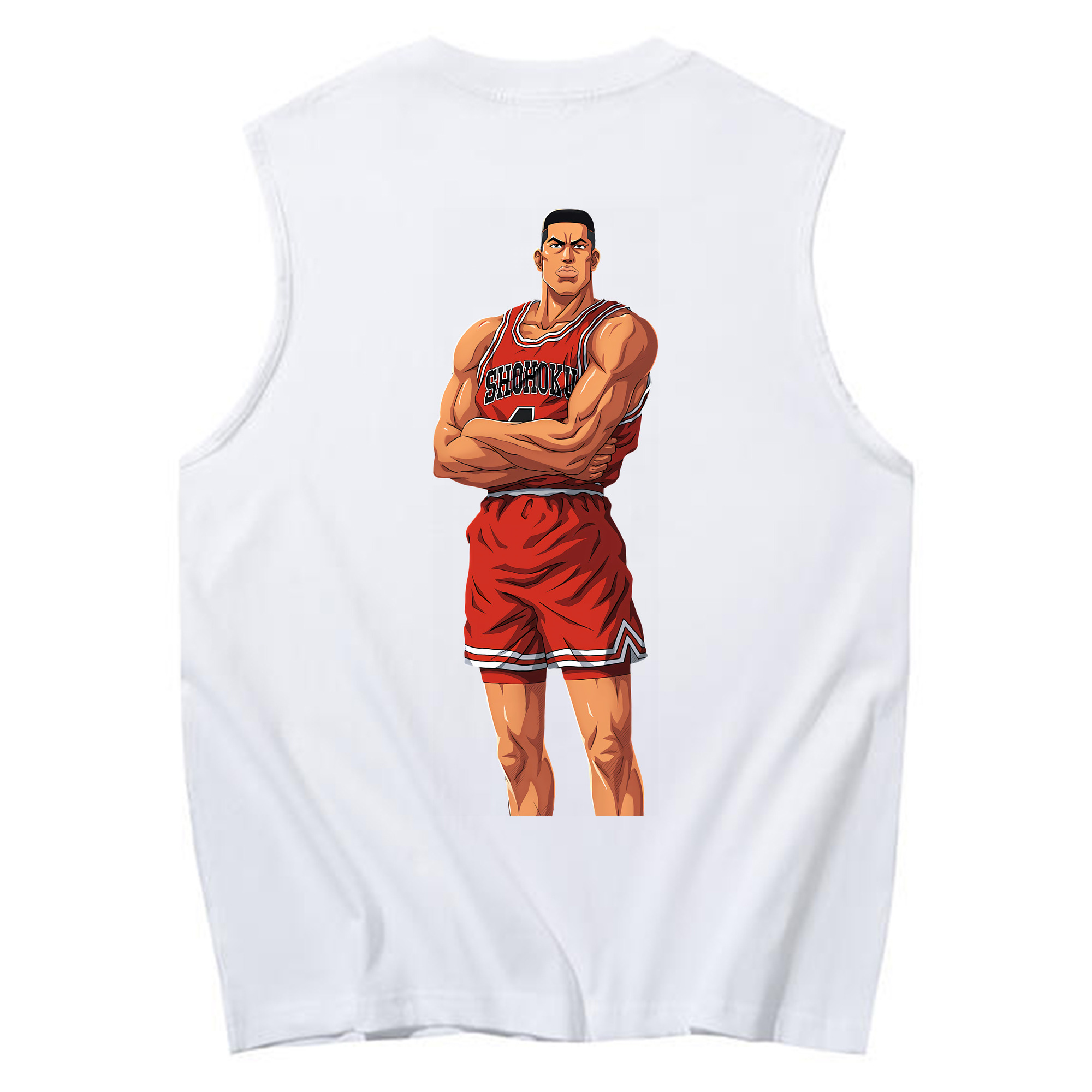 （画像用） SLAM DUNK／スラムダンク コットン100％タンクトップ（背面プリント）