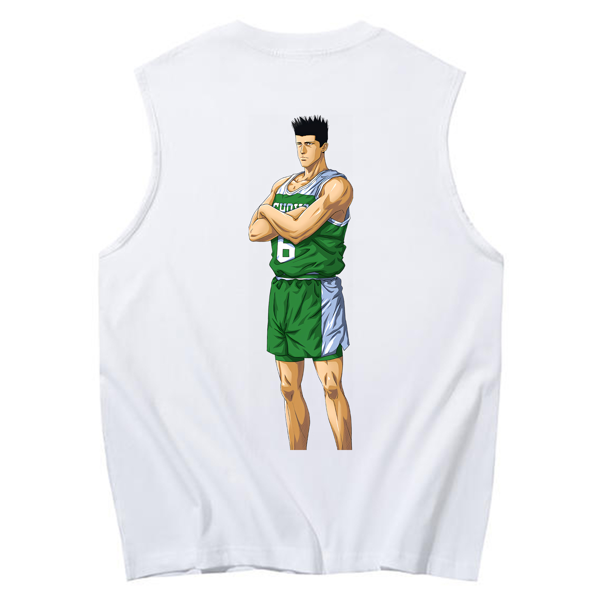 （画像用） SLAM DUNK／スラムダンク コットン100％タンクトップ（背面プリント）