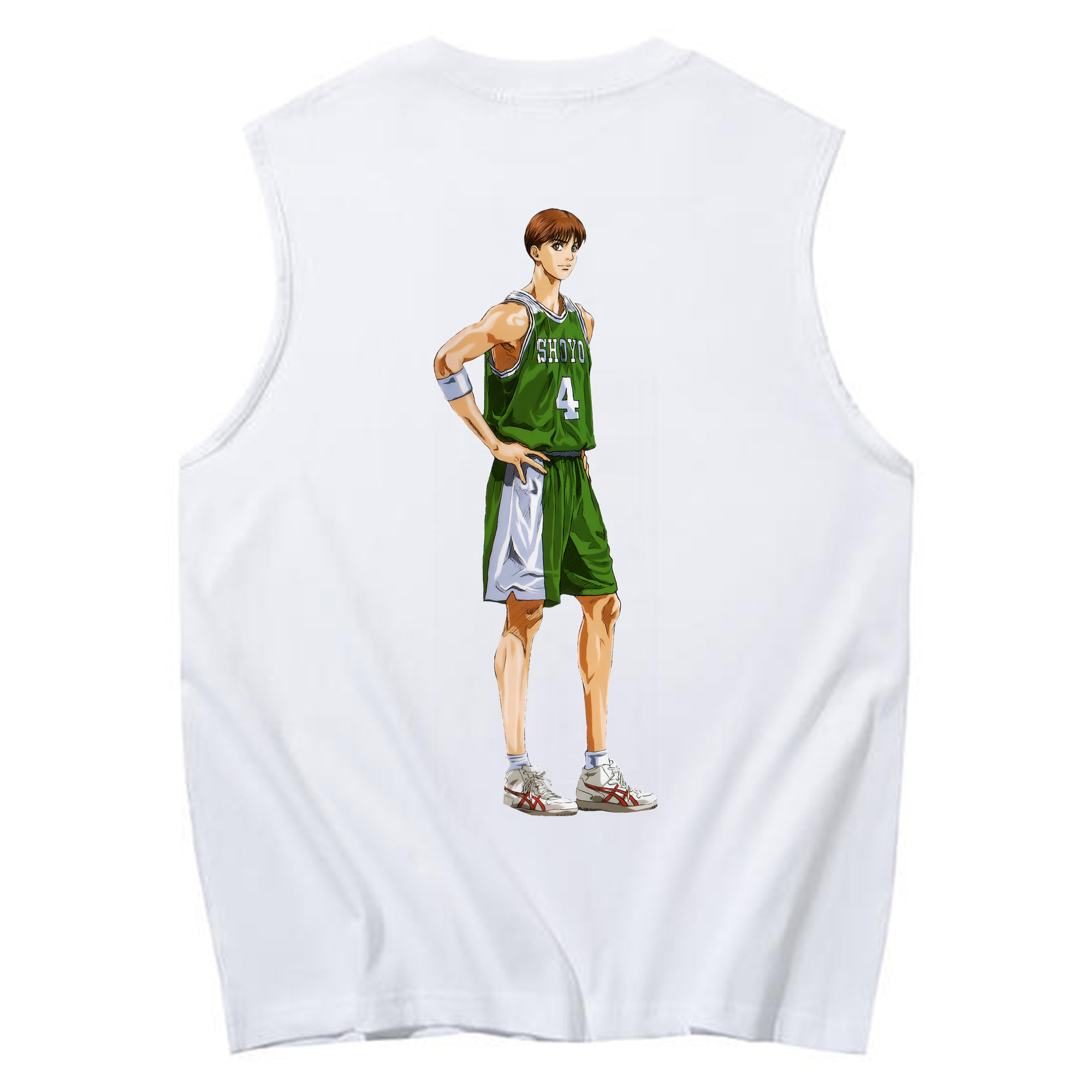 （画像用） SLAM DUNK／スラムダンク コットン100％タンクトップ（背面プリント）