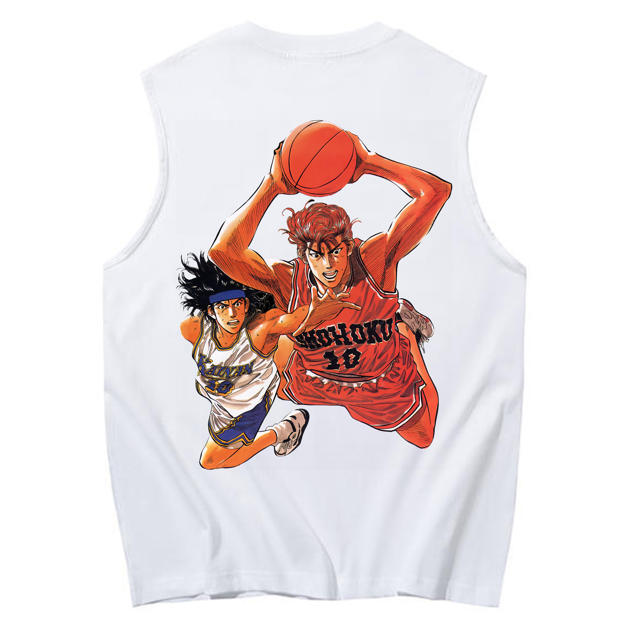 （画像用） SLAM DUNK／スラムダンク コットン100％タンクトップ（背面プリント）