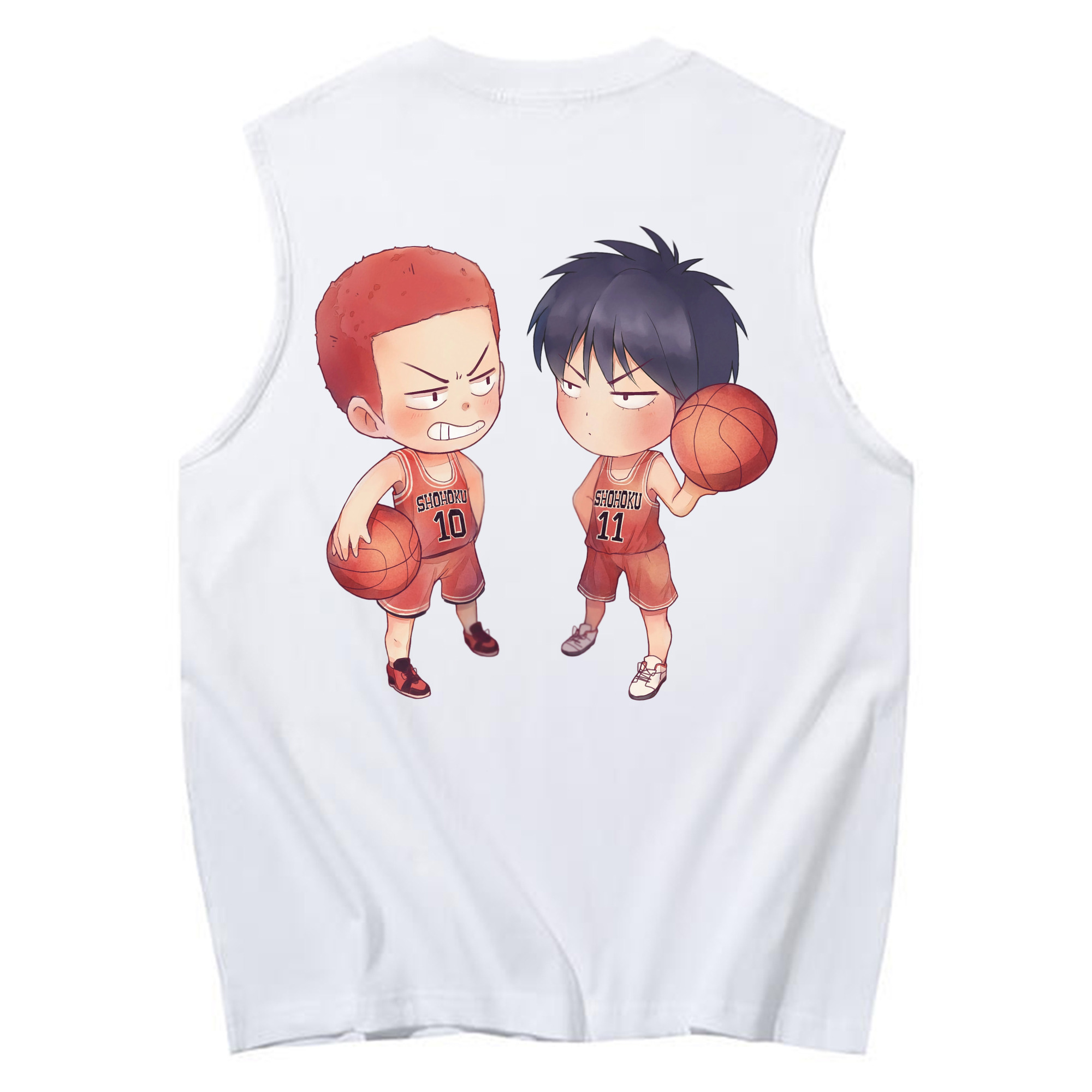 （画像用） SLAM DUNK／スラムダンク コットン100％タンクトップ（背面プリント）