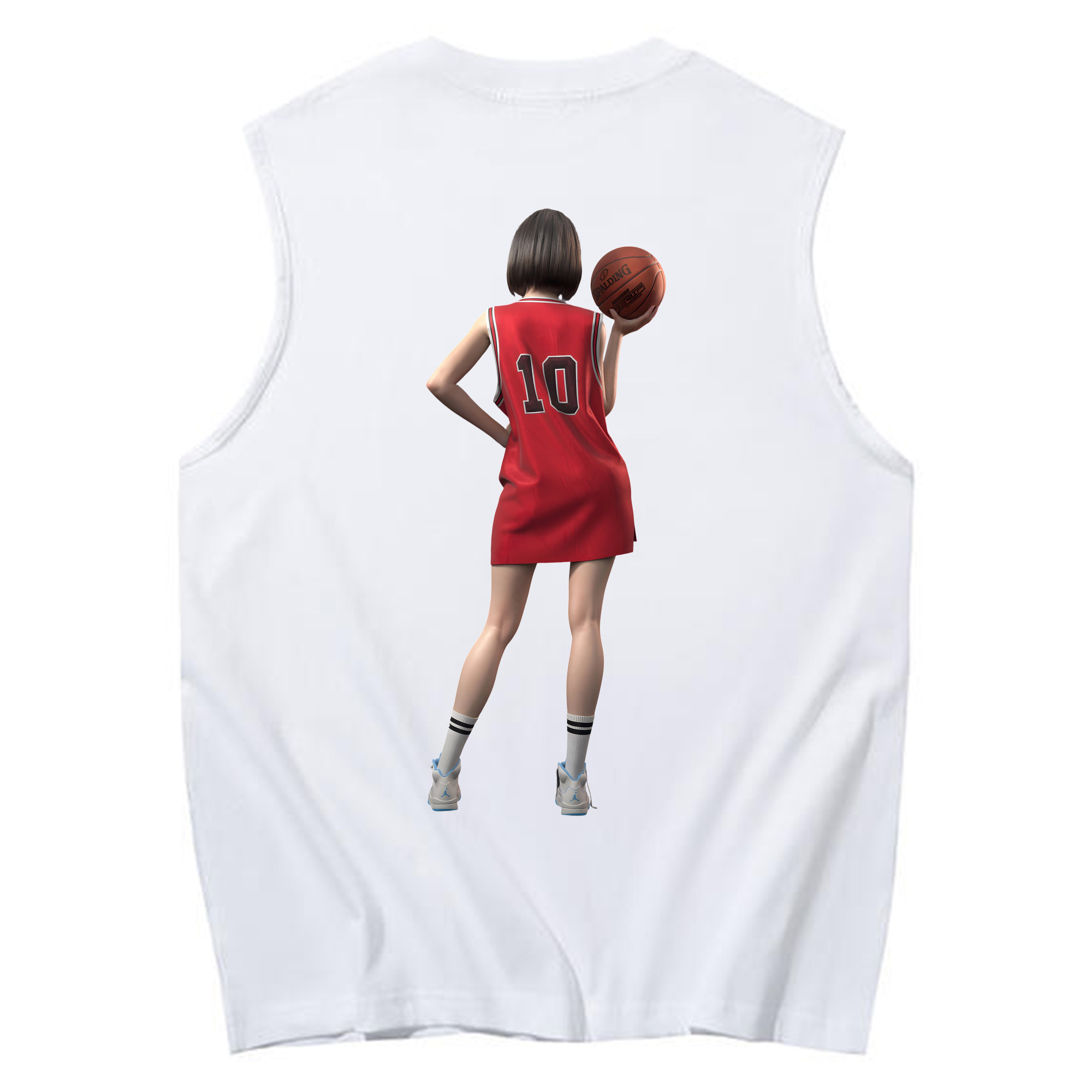 （画像用） SLAM DUNK／スラムダンク コットン100％タンクトップ（背面プリント）