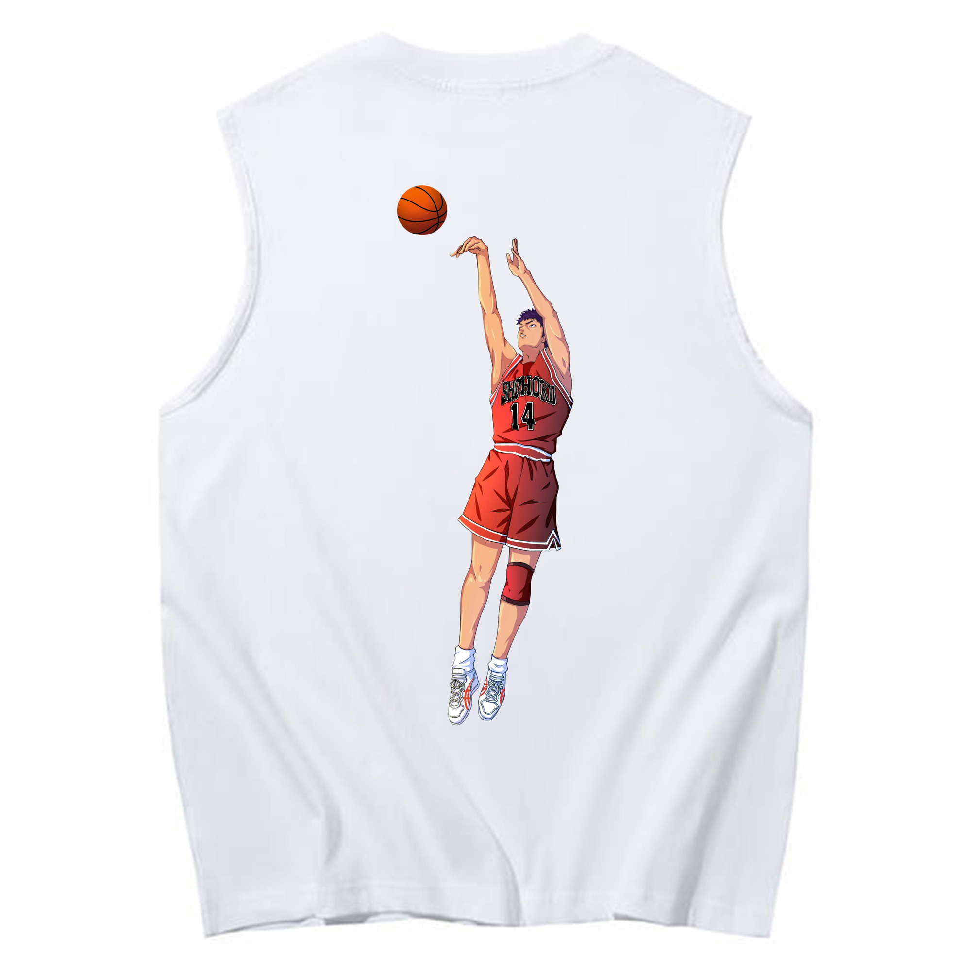 （画像用） SLAM DUNK／スラムダンク コットン100％タンクトップ（背面プリント）