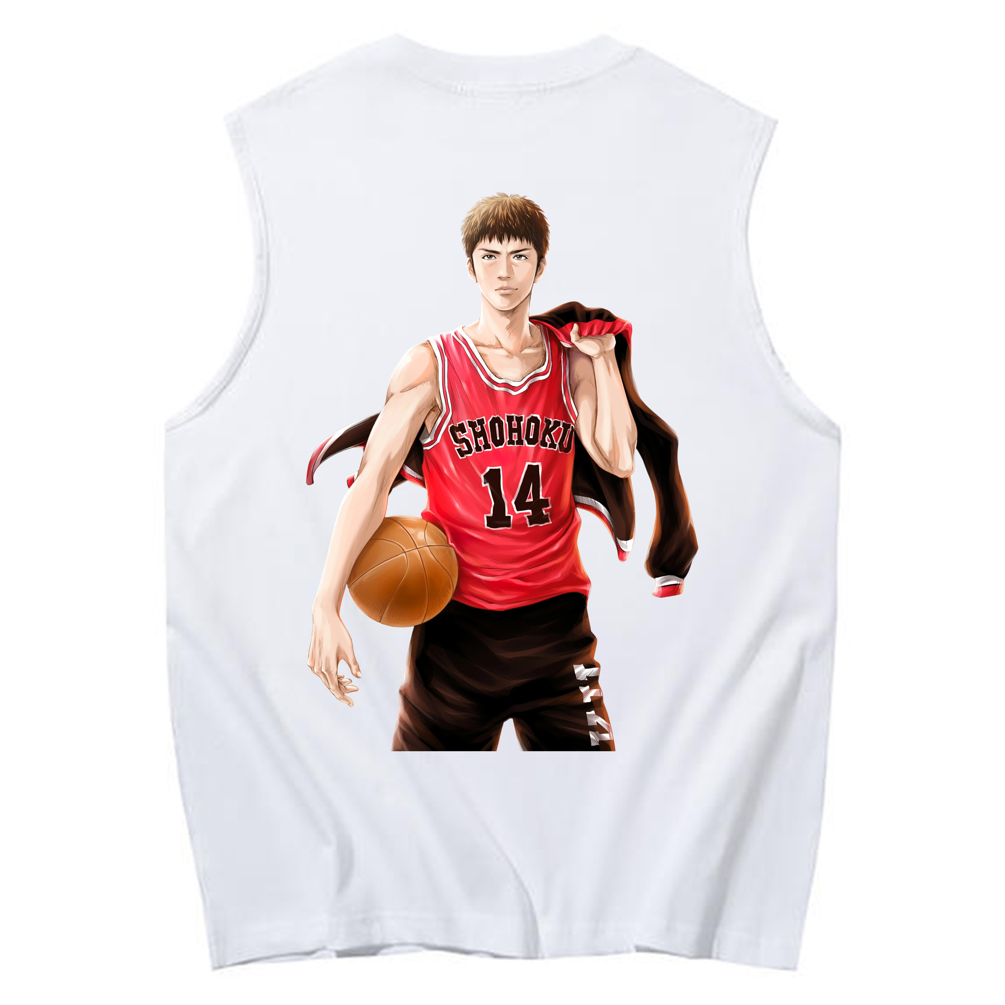 （画像用） SLAM DUNK／スラムダンク コットン100％タンクトップ（背面プリント）
