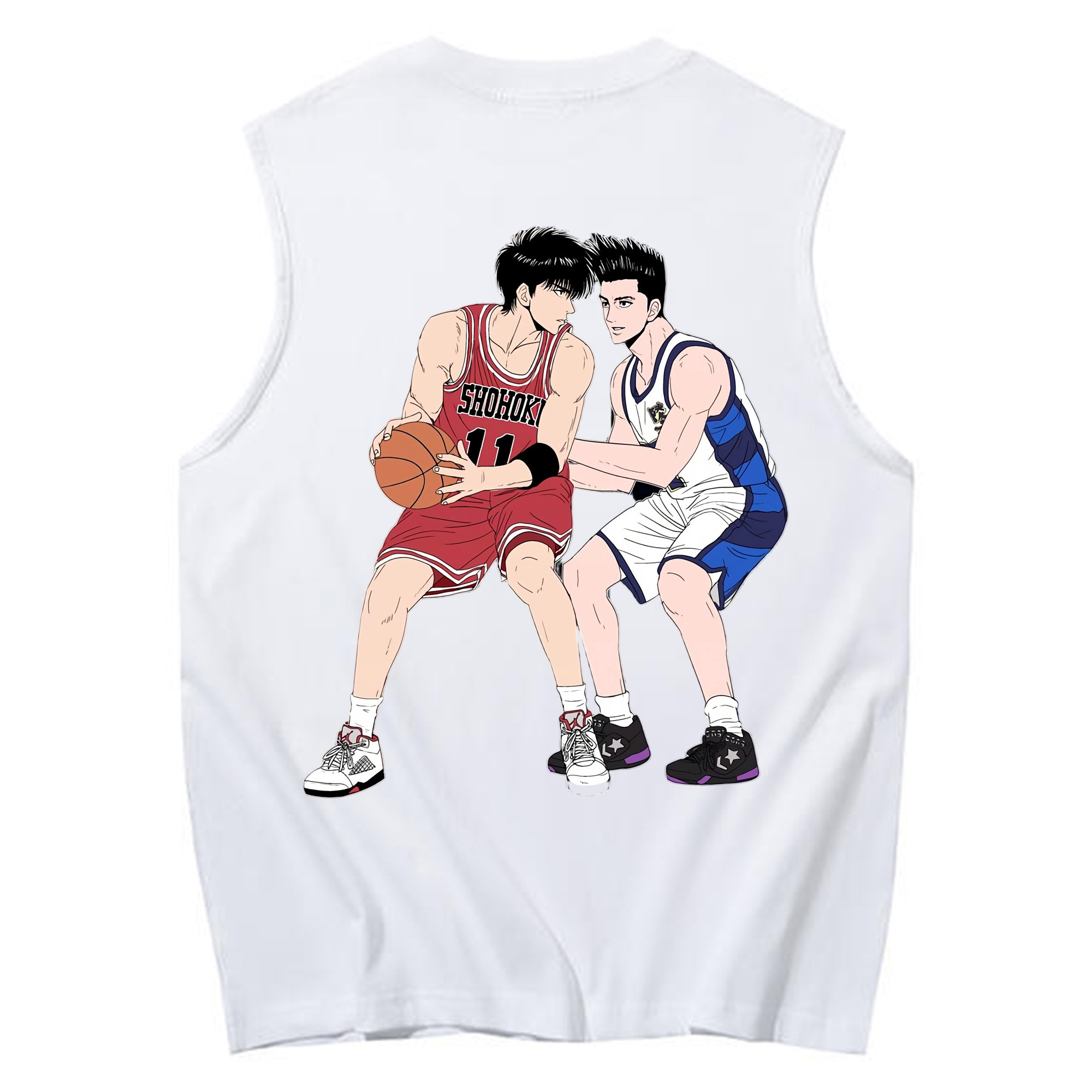 （画像用） SLAM DUNK／スラムダンク コットン100％タンクトップ（背面プリント）