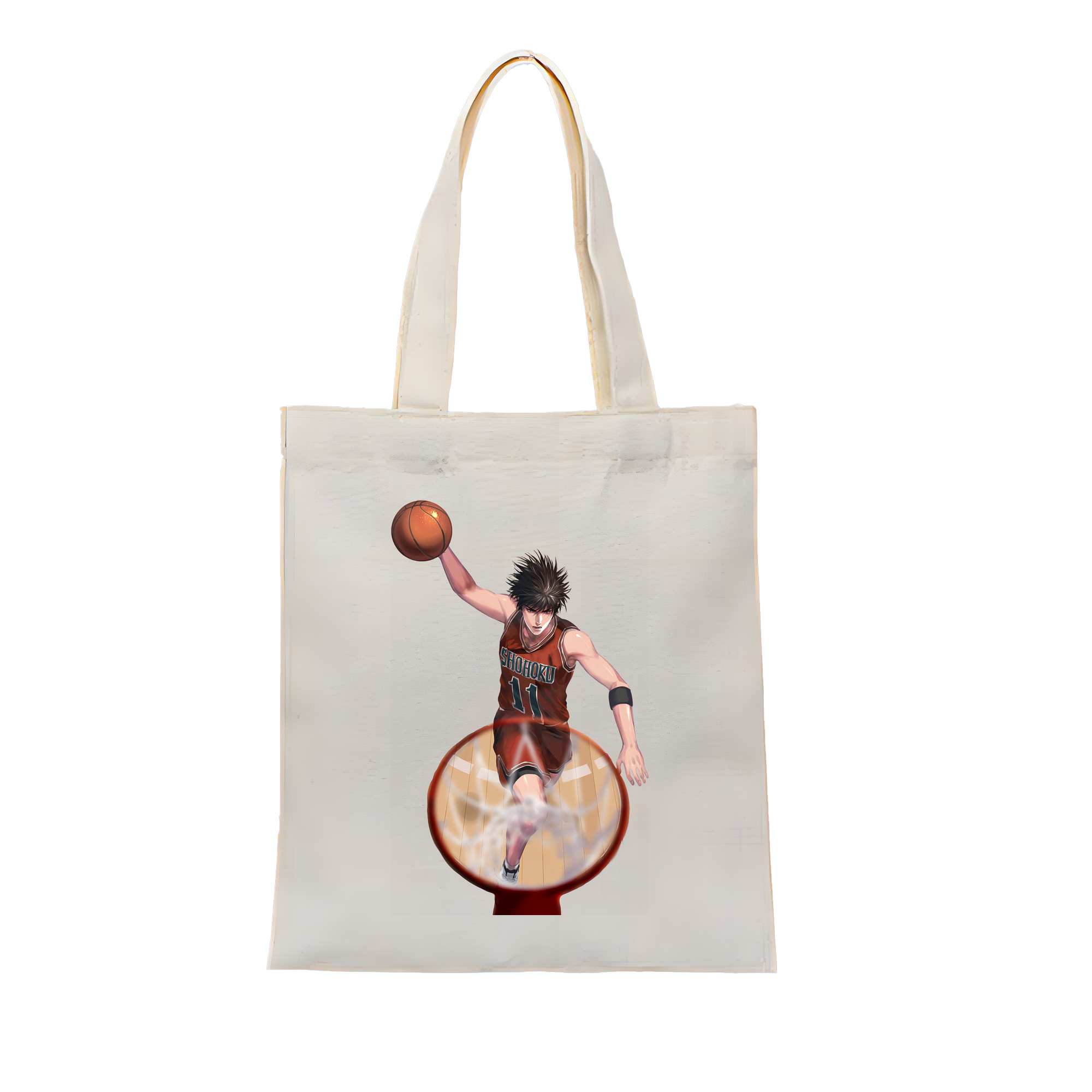 （画像用） SLAM DUNK／スラムダンク 縦型キャンバス生地手提げバッグ　トートバッグ