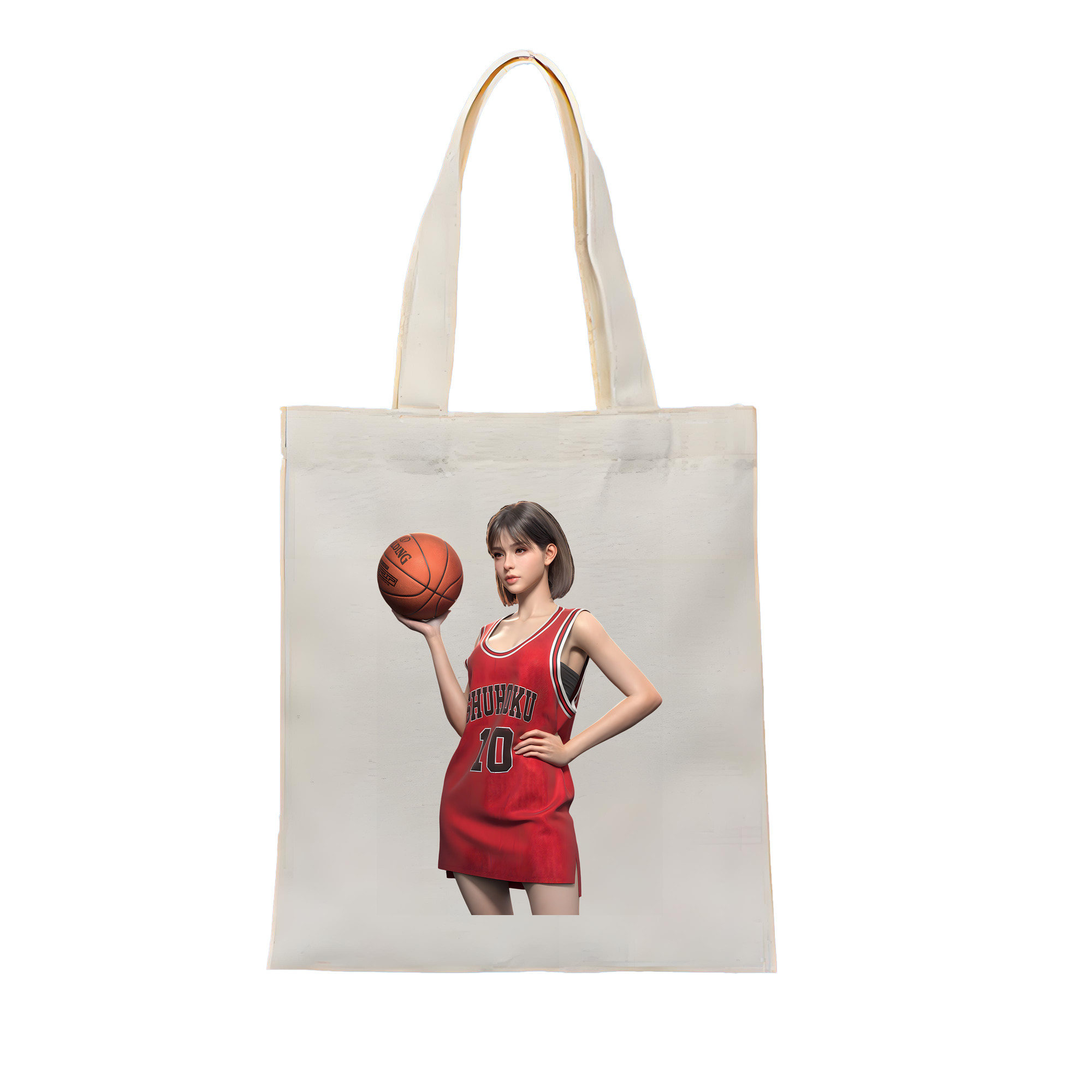 （画像用） SLAM DUNK／スラムダンク 縦型キャンバス生地手提げバッグ　トートバッグ