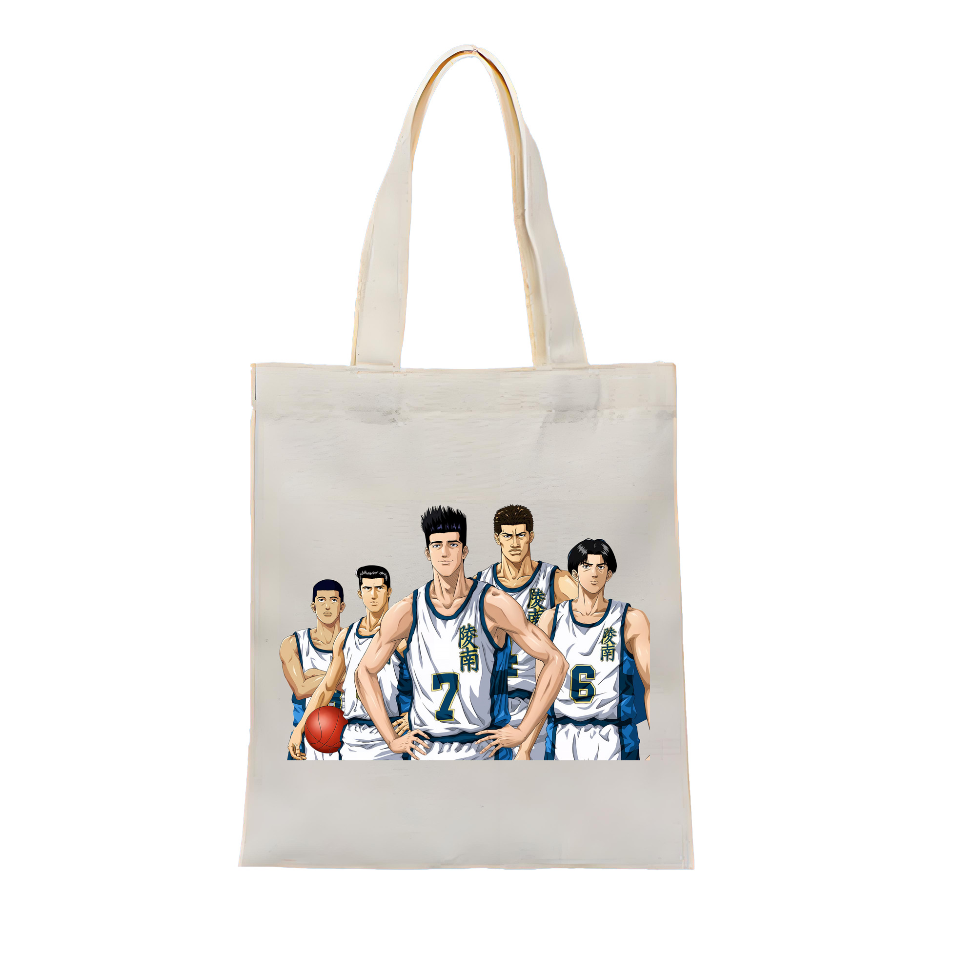 （画像用） SLAM DUNK／スラムダンク 縦型キャンバス生地手提げバッグ　トートバッグ