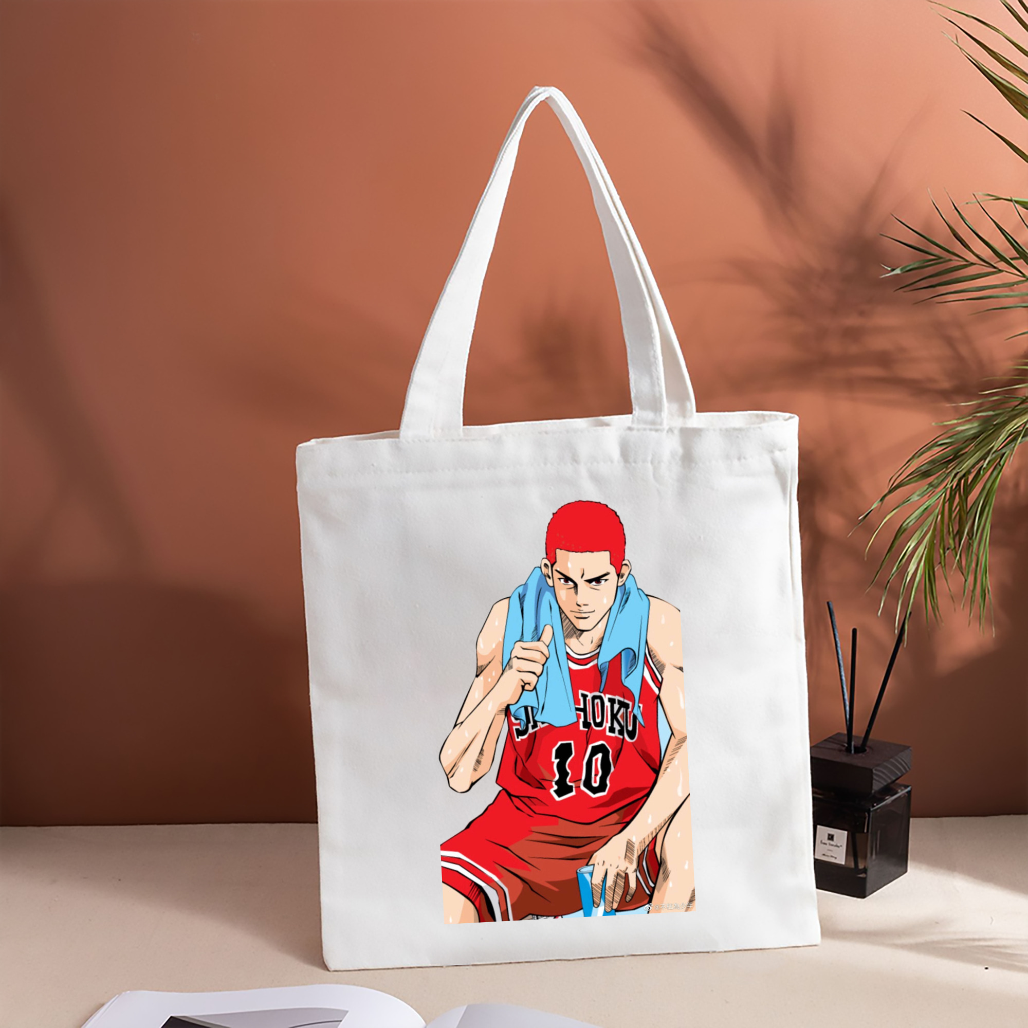 SLAM DUNK／スラムダンク 縦型キャンバス生地手提げバッグ　トートバッグ