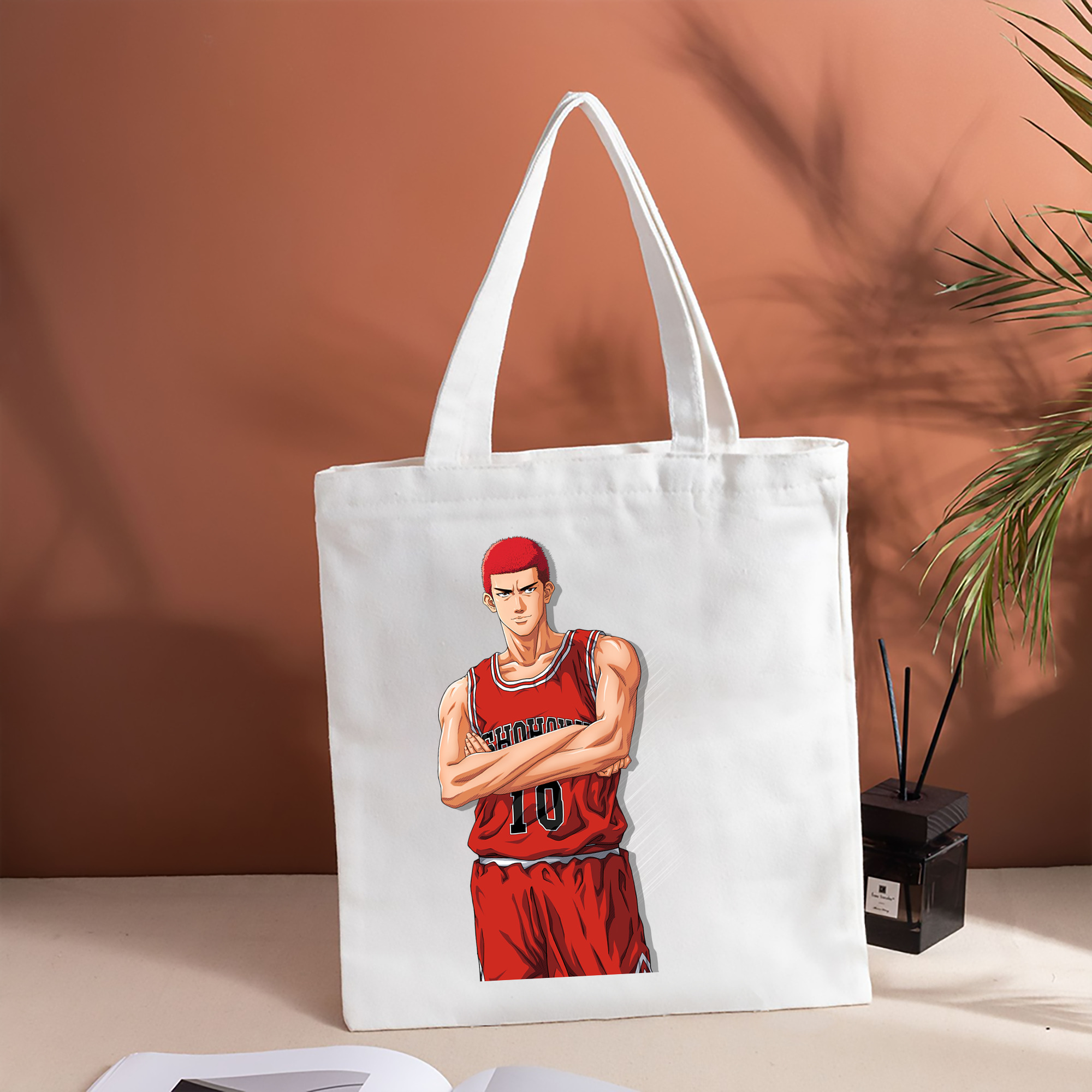 SLAM DUNK／スラムダンク 縦型キャンバス生地手提げバッグ　トートバッグ