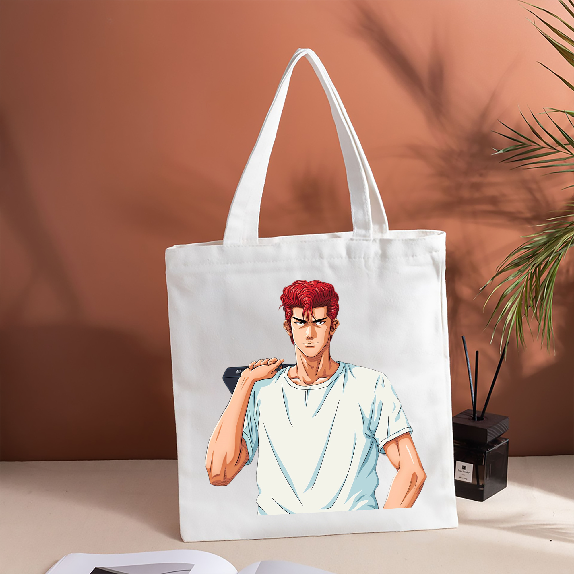 SLAM DUNK／スラムダンク 縦型キャンバス生地手提げバッグ　トートバッグ