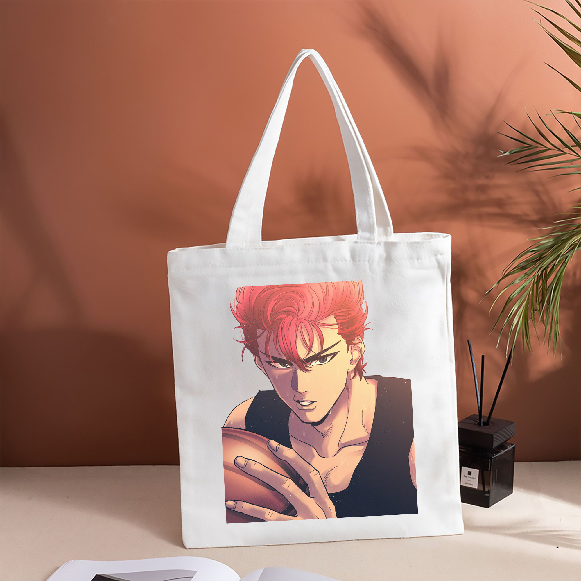SLAM DUNK／スラムダンク 縦型キャンバス生地手提げバッグ　トートバッグ