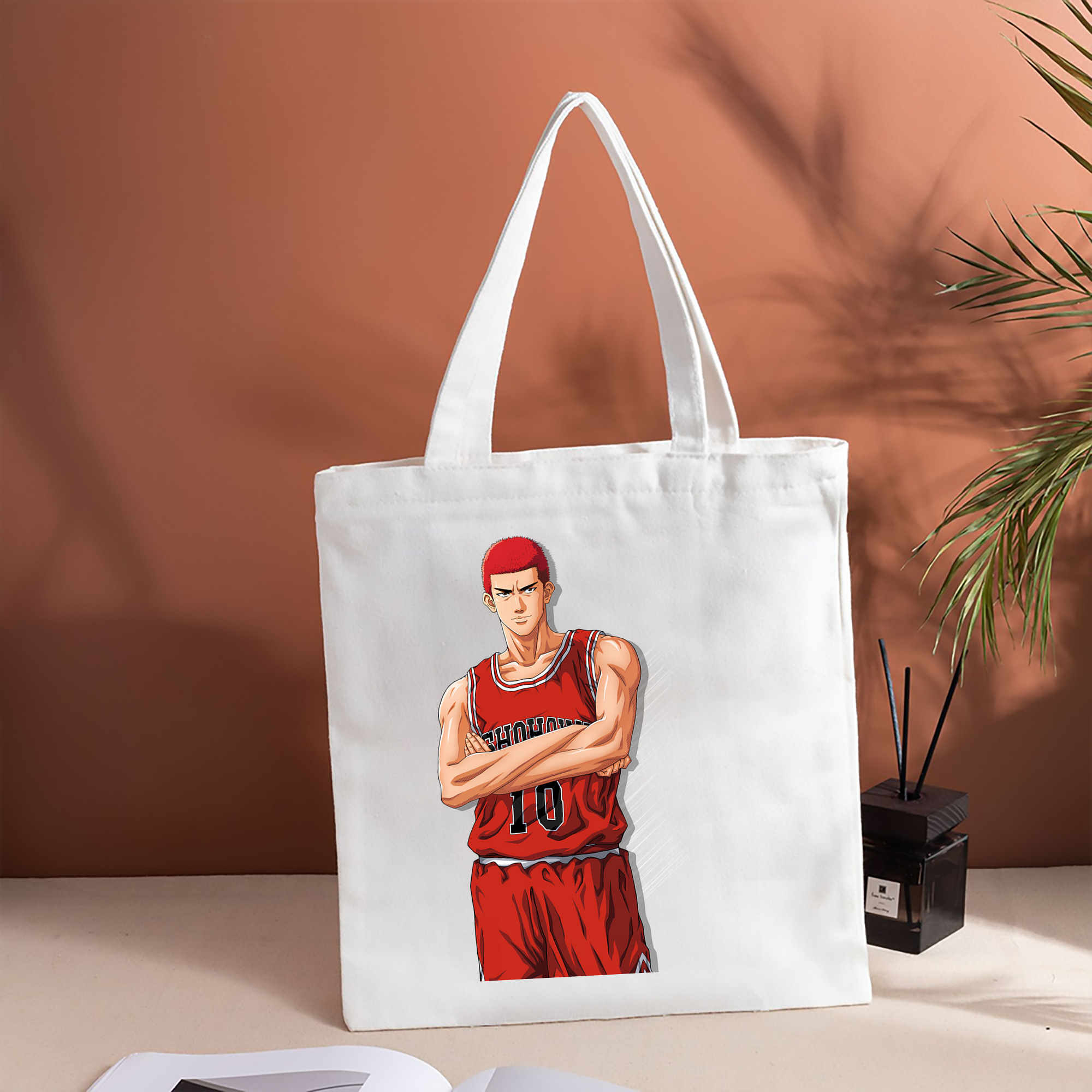 SLAM DUNK／スラムダンク 縦型キャンバス生地手提げバッグ　トートバッグ