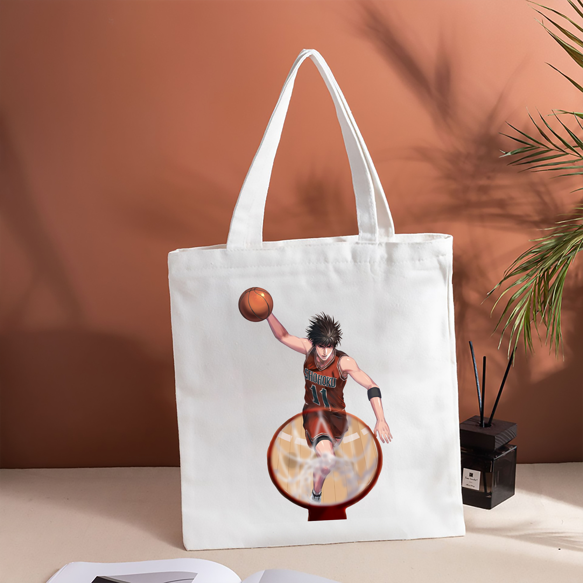 SLAM DUNK／スラムダンク 縦型キャンバス生地手提げバッグ　トートバッグ