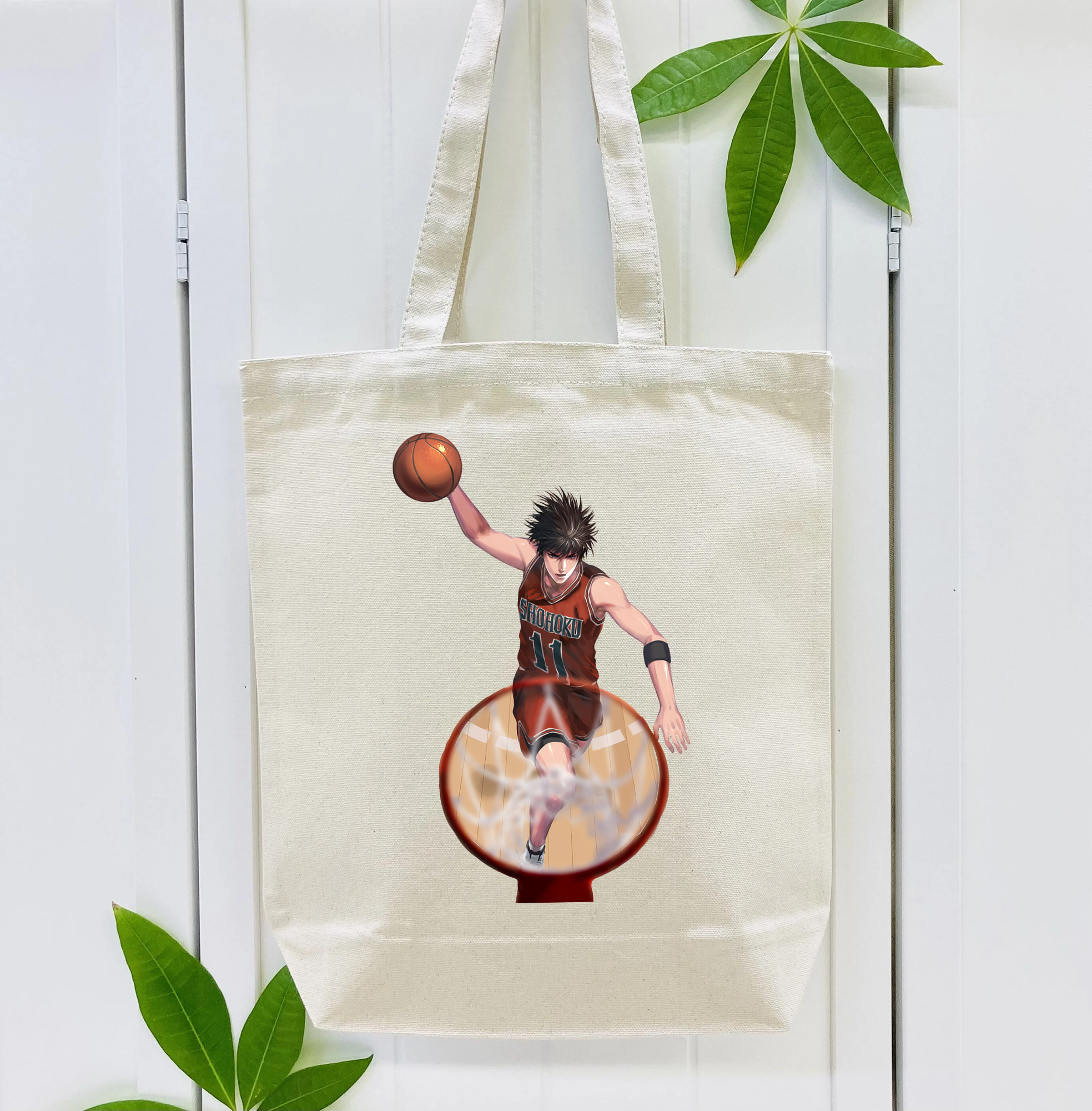 SLAM DUNK／スラムダンク 縦型キャンバス生地手提げバッグ　トートバッグ