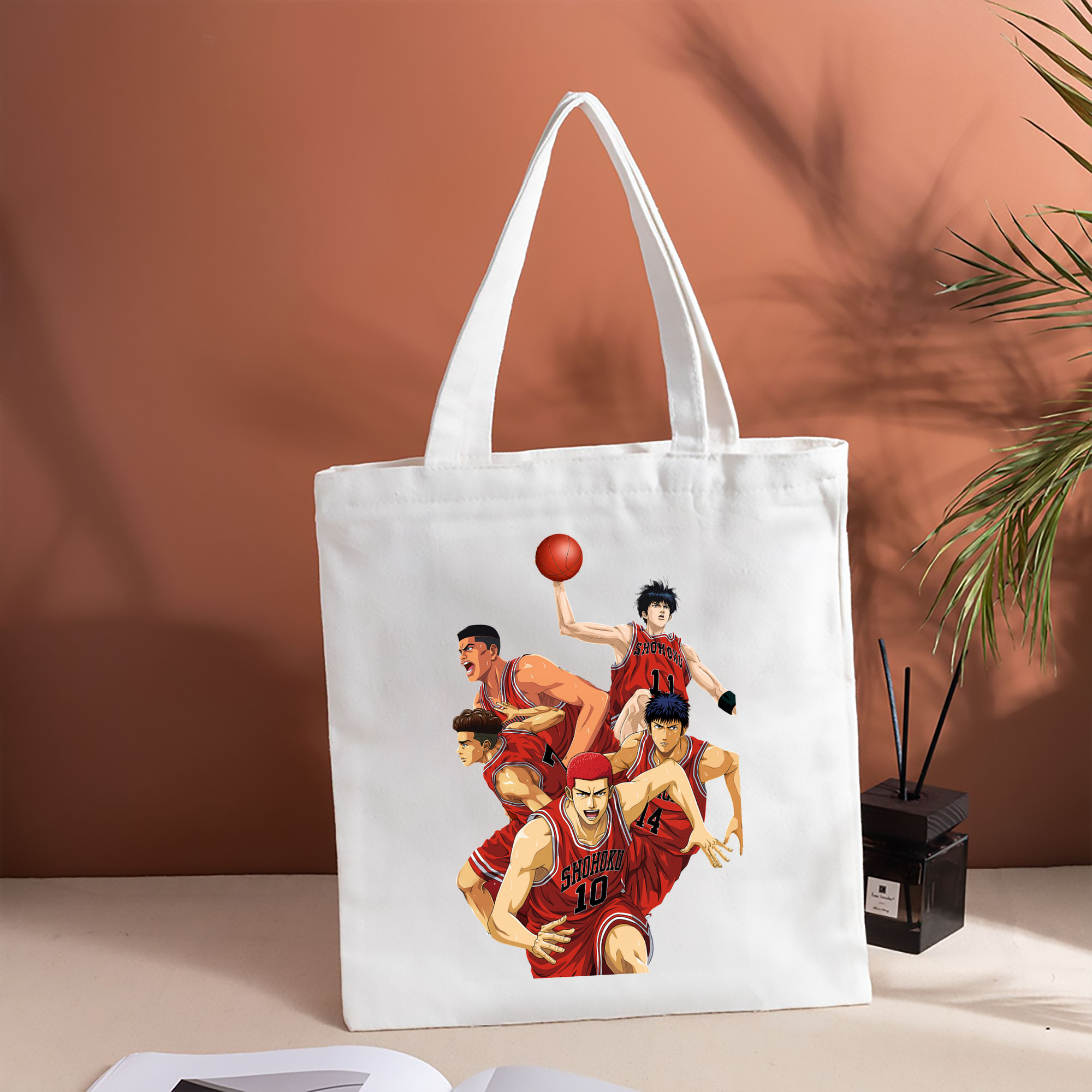 SLAM DUNK／スラムダンク 縦型キャンバス生地手提げバッグ　トートバッグ