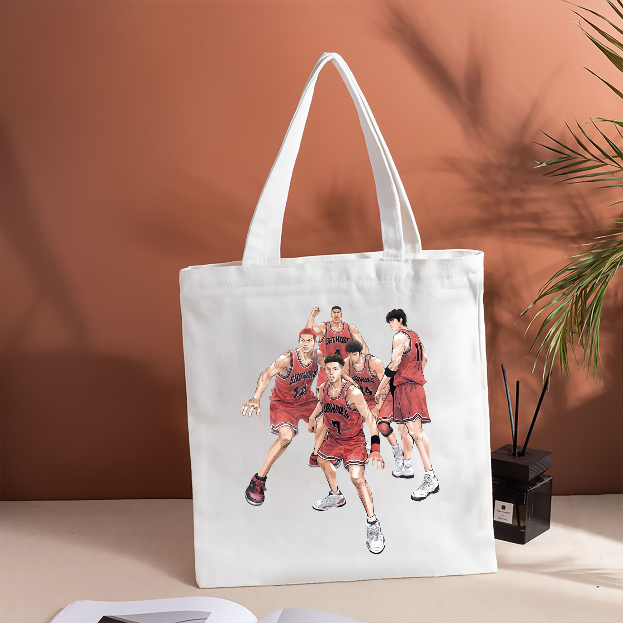 SLAM DUNK／スラムダンク 縦型キャンバス生地手提げバッグ　トートバッグ