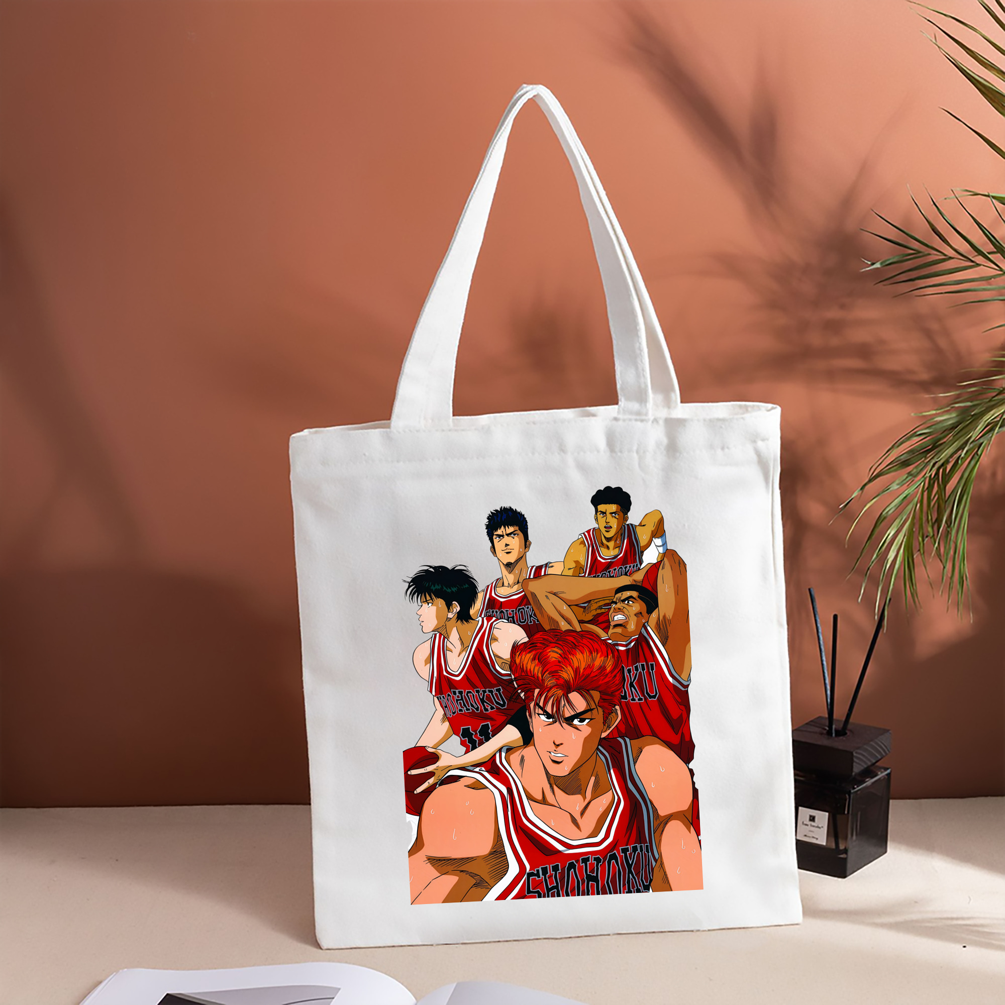 SLAM DUNK／スラムダンク 縦型キャンバス生地手提げバッグ　トートバッグ
