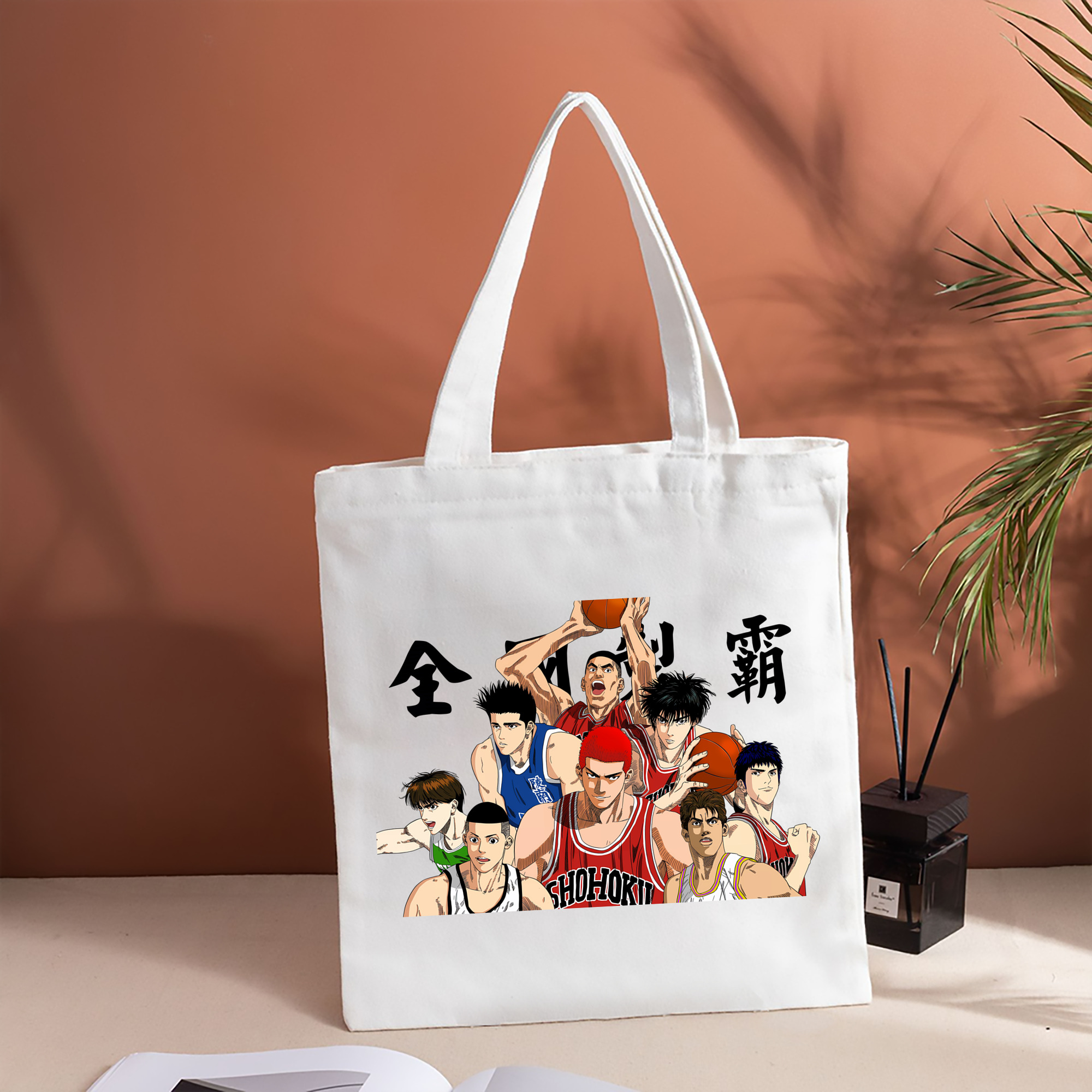 SLAM DUNK／スラムダンク 縦型キャンバス生地手提げバッグ　トートバッグ