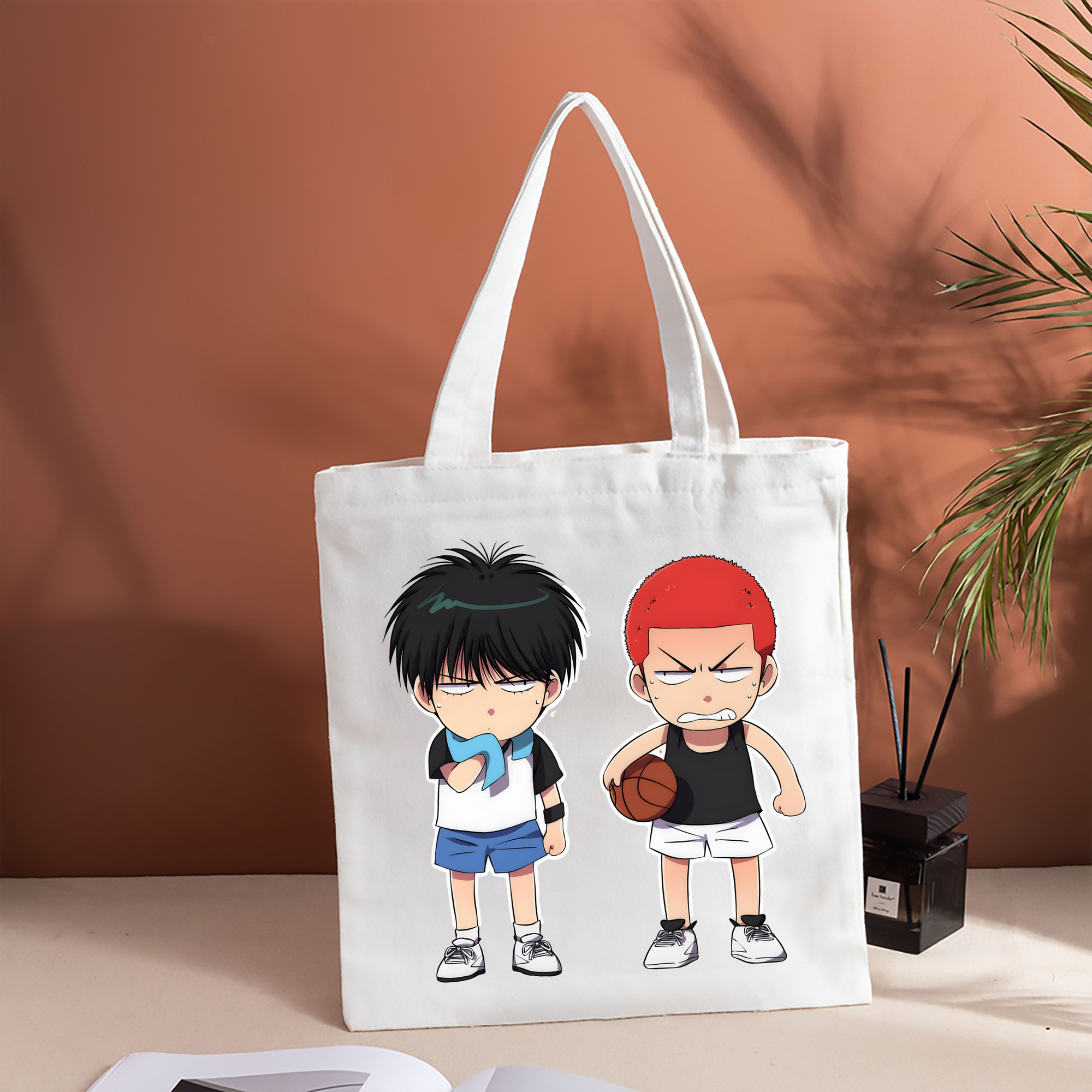 SLAM DUNK／スラムダンク 縦型キャンバス生地手提げバッグ　トートバッグ