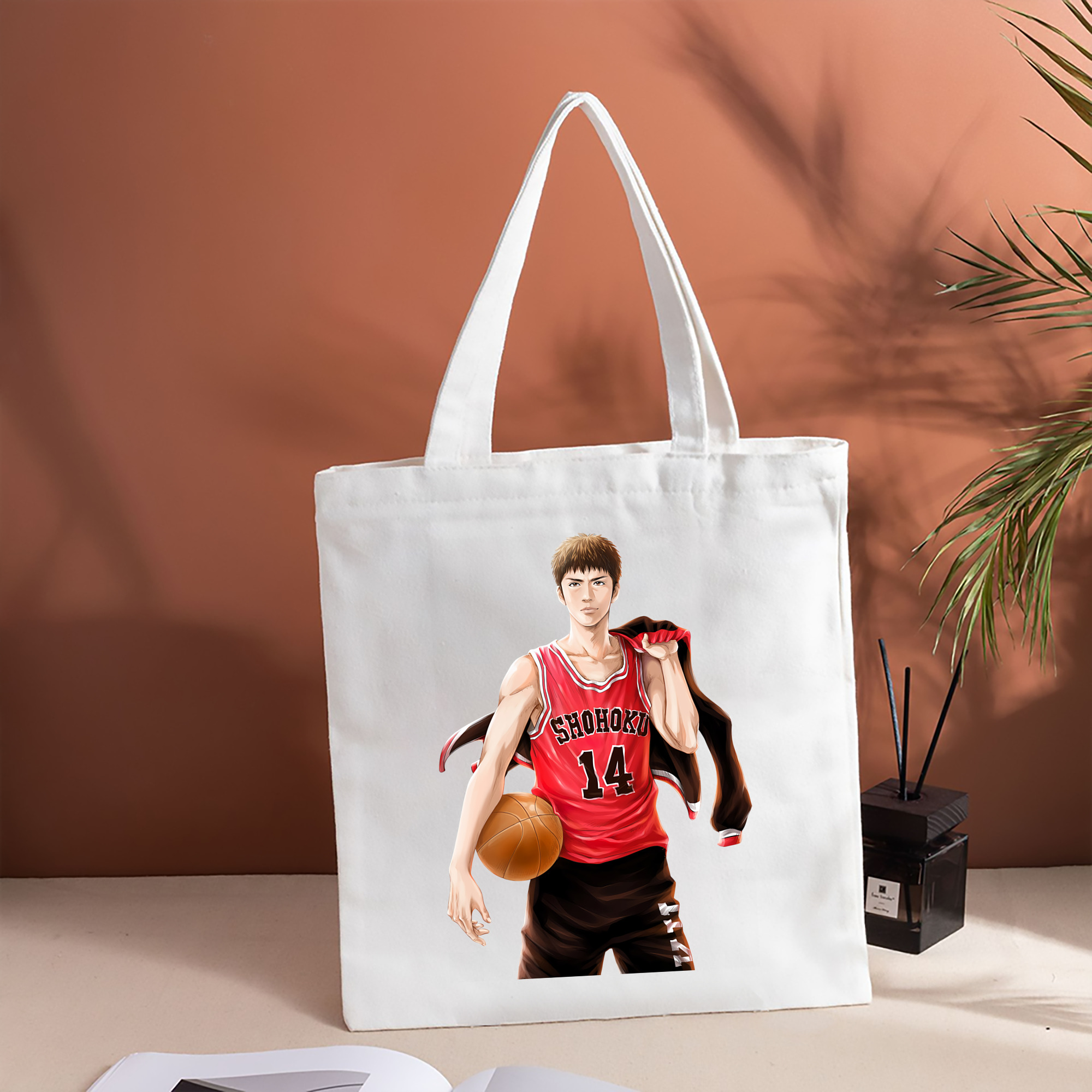 SLAM DUNK／スラムダンク 縦型キャンバス生地手提げバッグ　トートバッグ