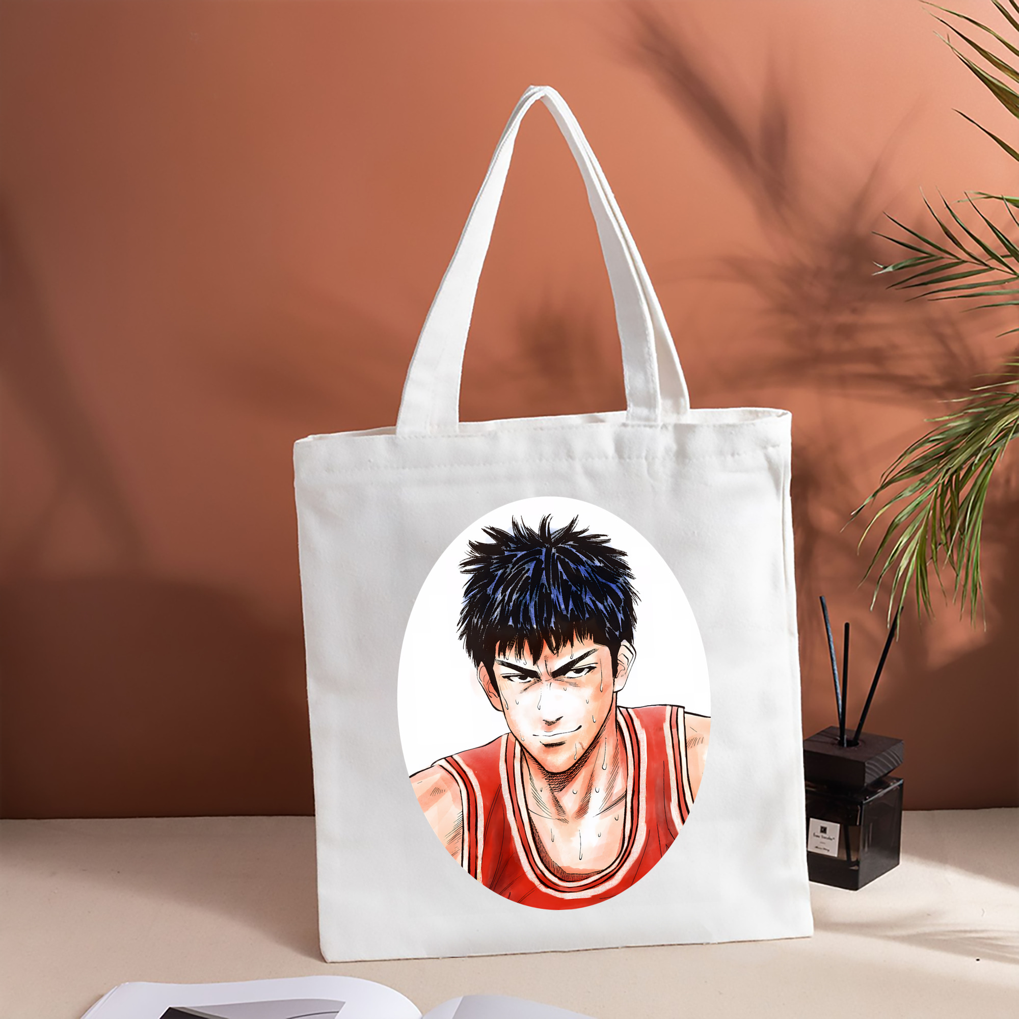 SLAM DUNK／スラムダンク 縦型キャンバス生地手提げバッグ　トートバッグ
