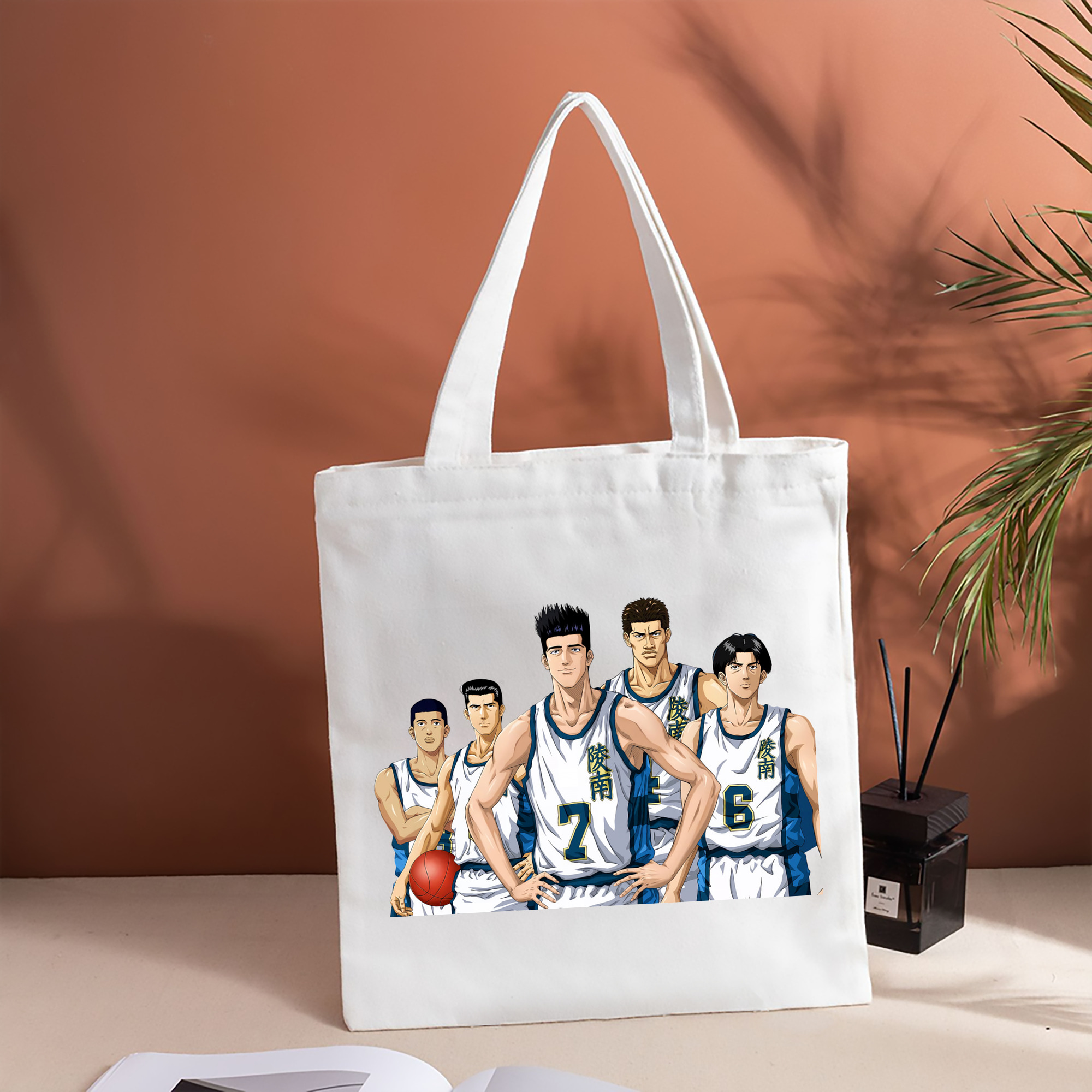 SLAM DUNK／スラムダンク 縦型キャンバス生地手提げバッグ　トートバッグ