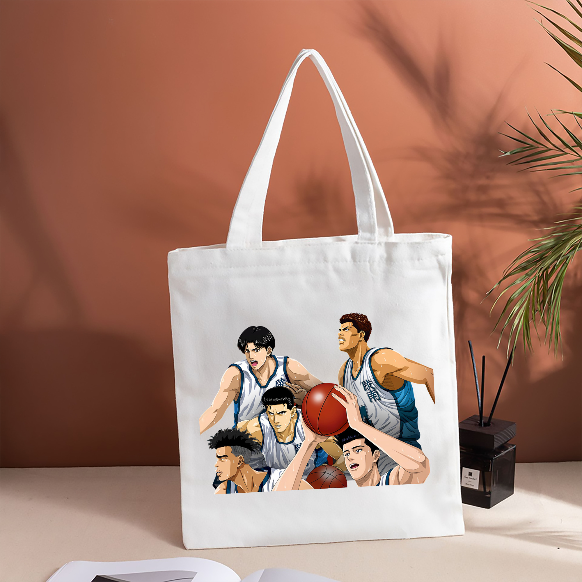 SLAM DUNK／スラムダンク 縦型キャンバス生地手提げバッグ　トートバッグ